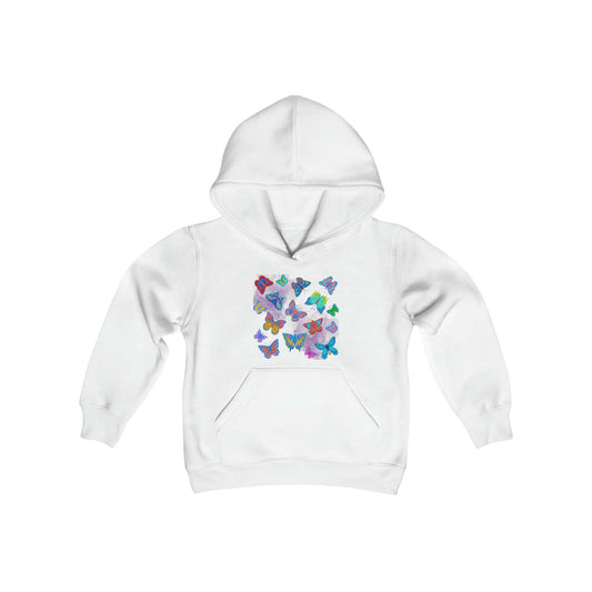 Butterfly-WishesKids Hoodie | Youth Heavy Blend Hooded Sweatshirt, Brand63