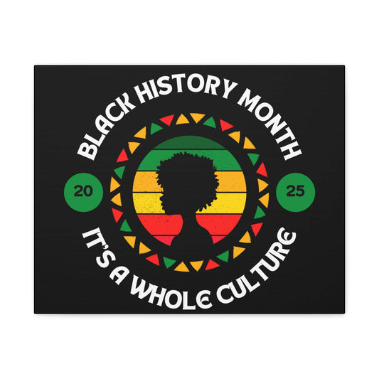 Canvas Art Prints - Black History Month and Black Culture Design, Brand63