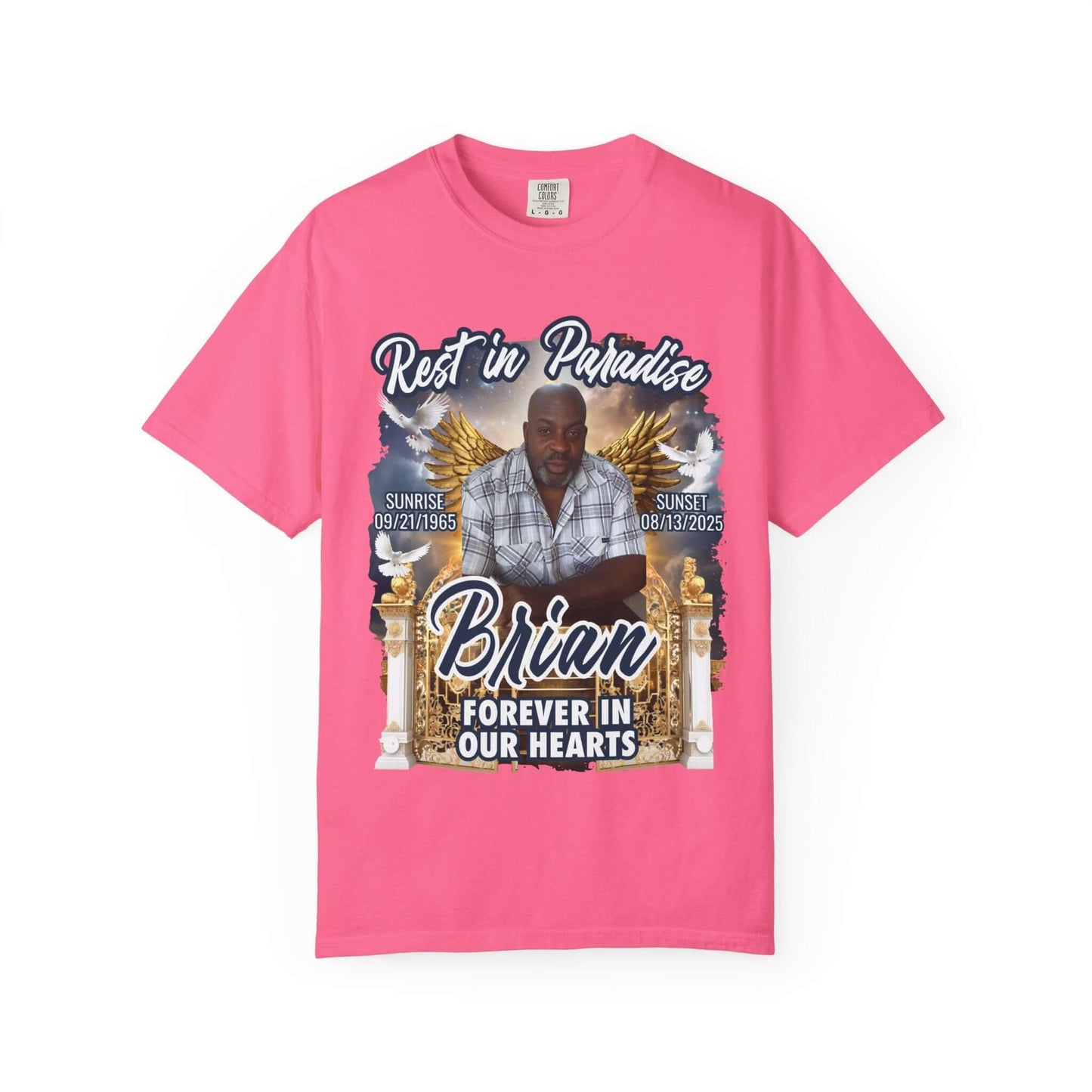 Celebration Of Life Tee, Rest In Paradise Custom Shirt, Brand63