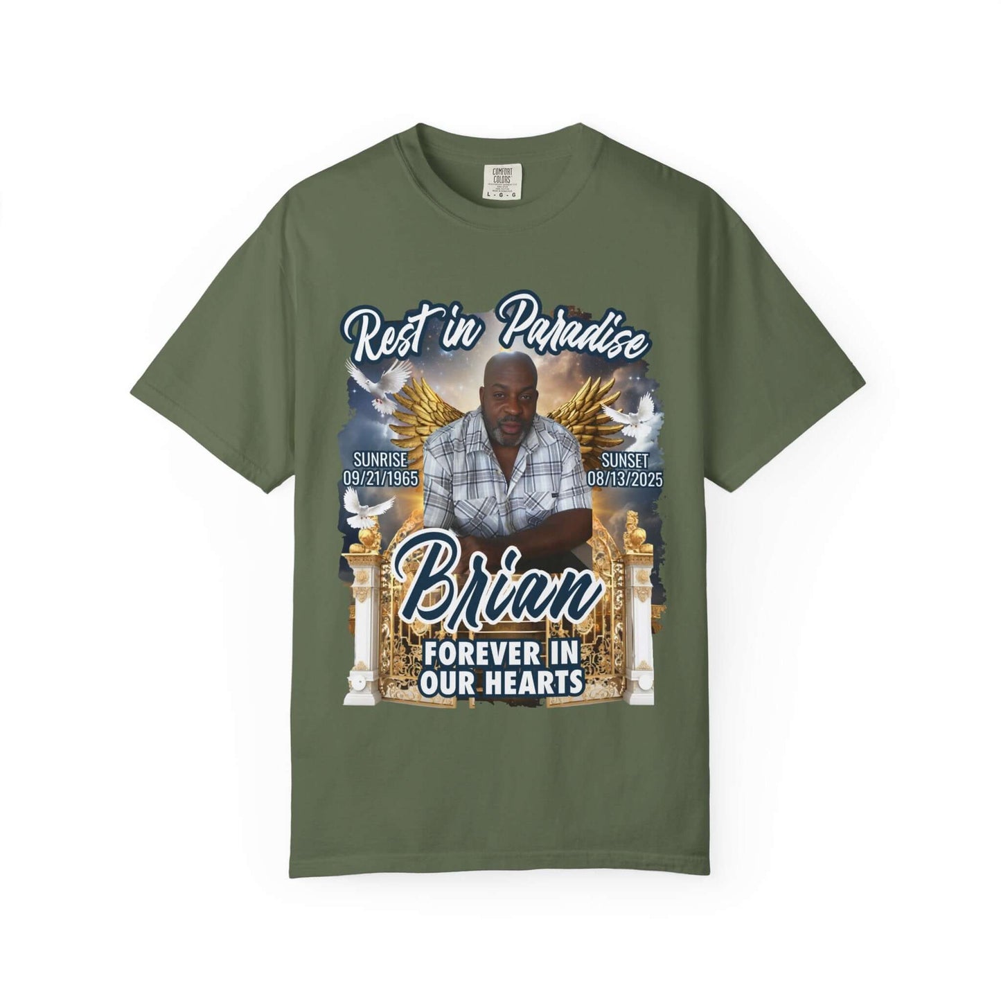 Celebration Of Life Tee, Rest In Paradise Custom Shirt, Brand63