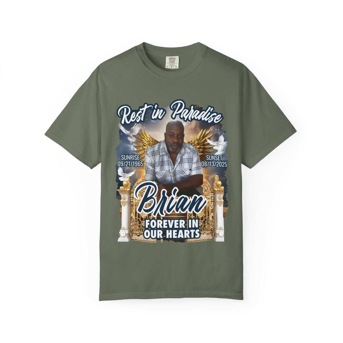 Celebration Of Life Tee, Rest In Paradise Custom Shirt, Brand63