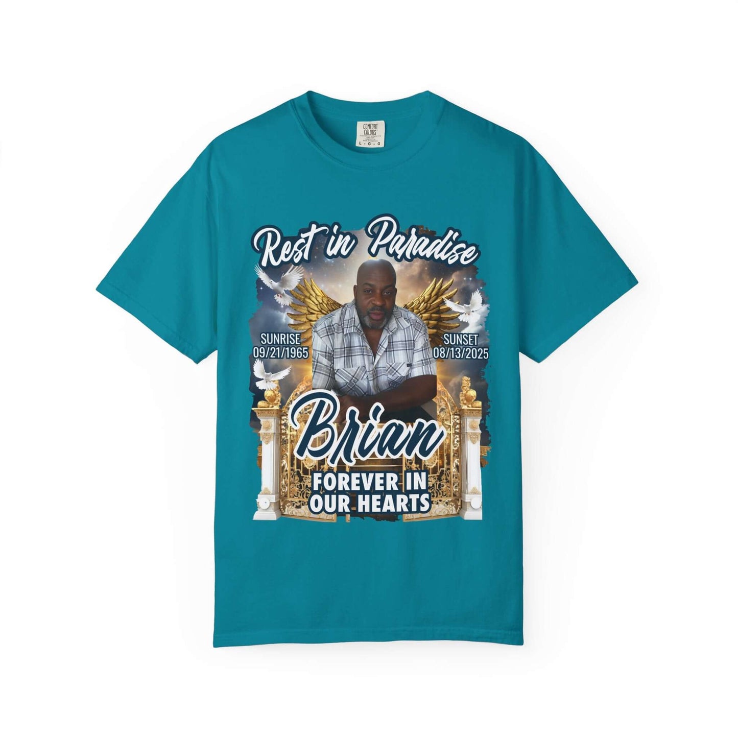 Celebration Of Life Tee, Rest In Paradise Custom Shirt, Brand63