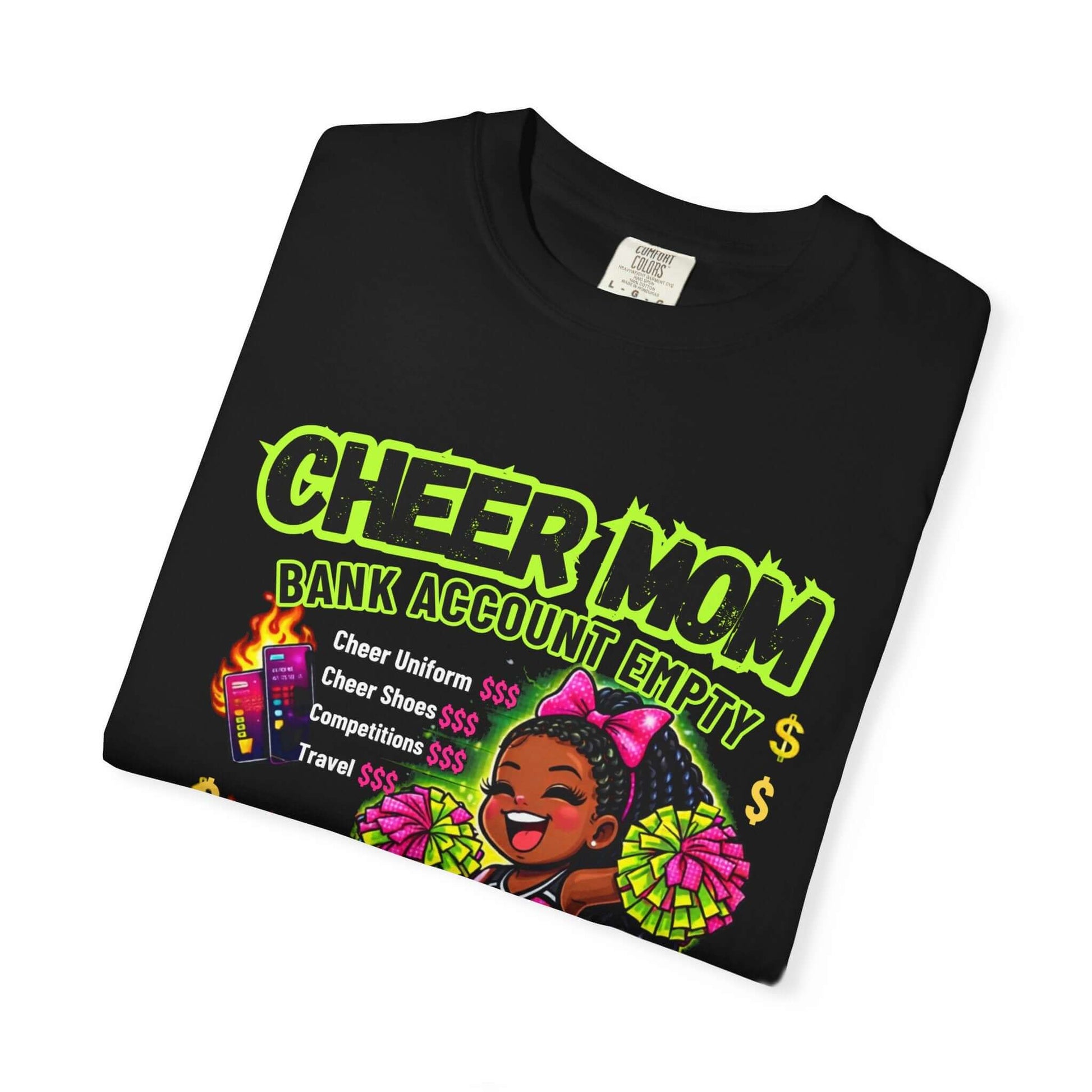 Cheer Mom Graphic T-Shirt, Brand63