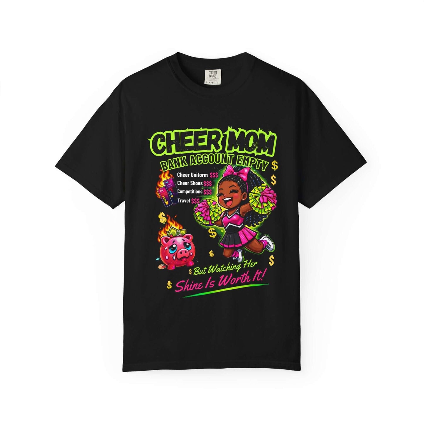 Cheer Mom Graphic T-Shirt, Brand63