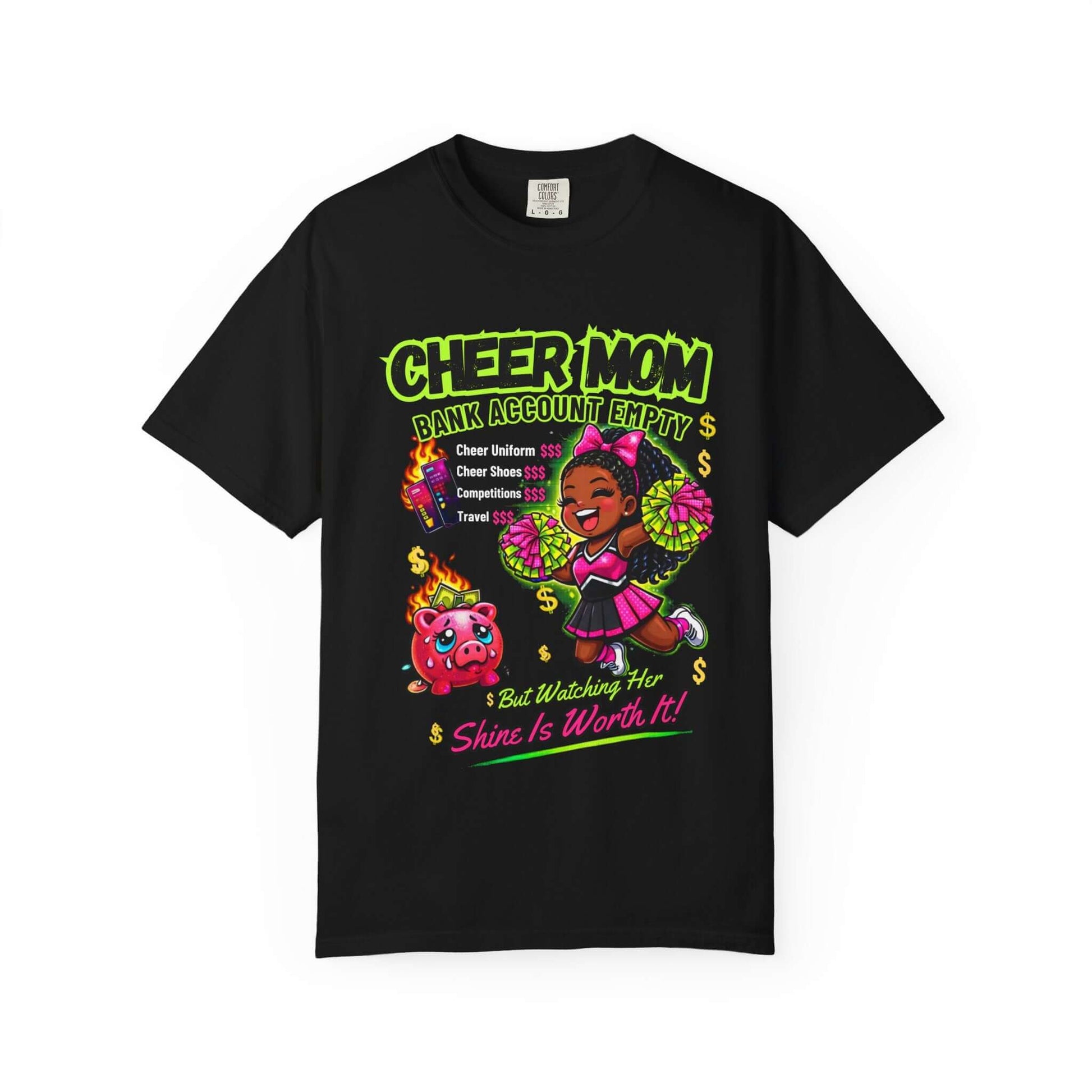 Cheer Mom Graphic T-Shirt, Brand63