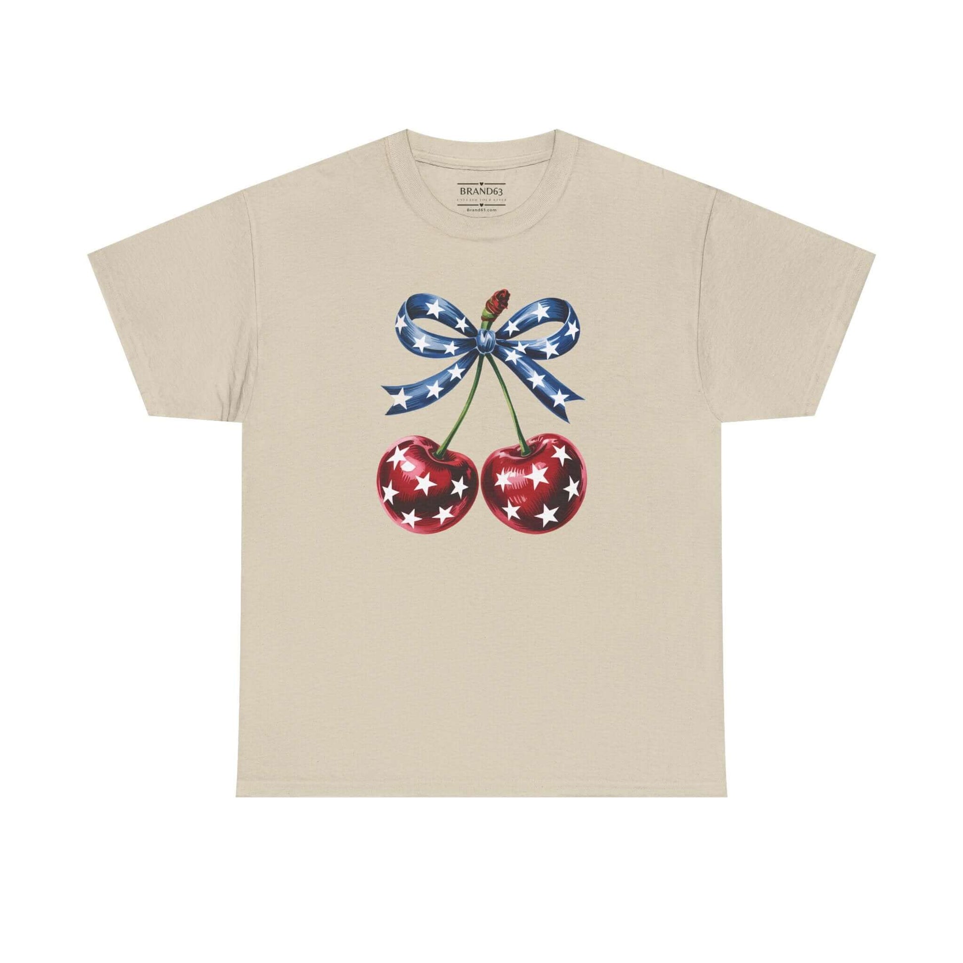 Cherries 4th Of July Women's Patriotic Tee, Brand63