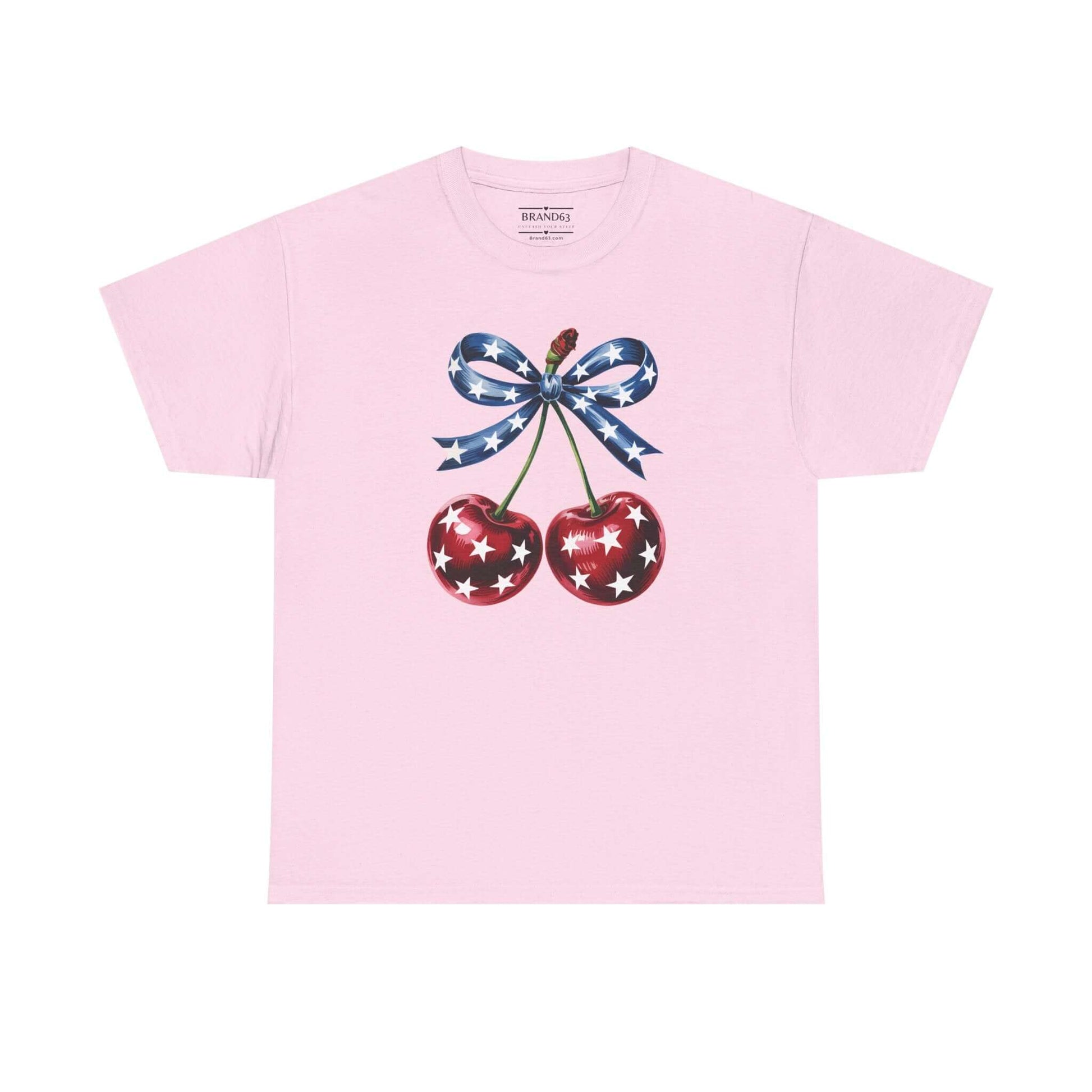 Cherries 4th Of July Women's Patriotic Tee, Brand63