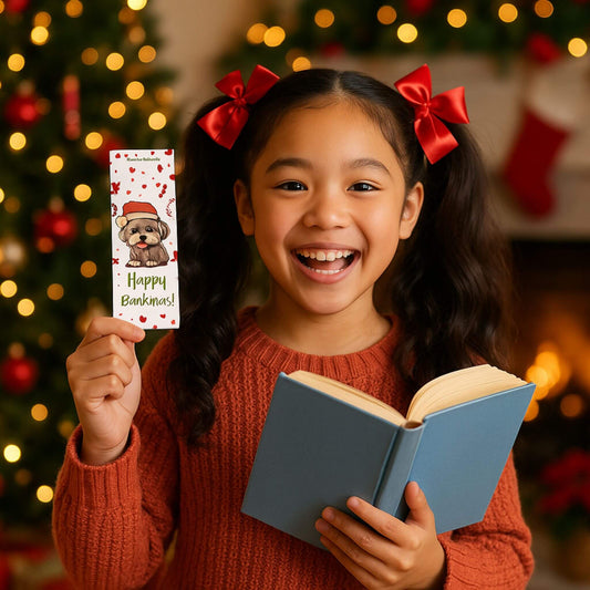 Free Christmas Dogs Bookmarks. Instant Download, PDF