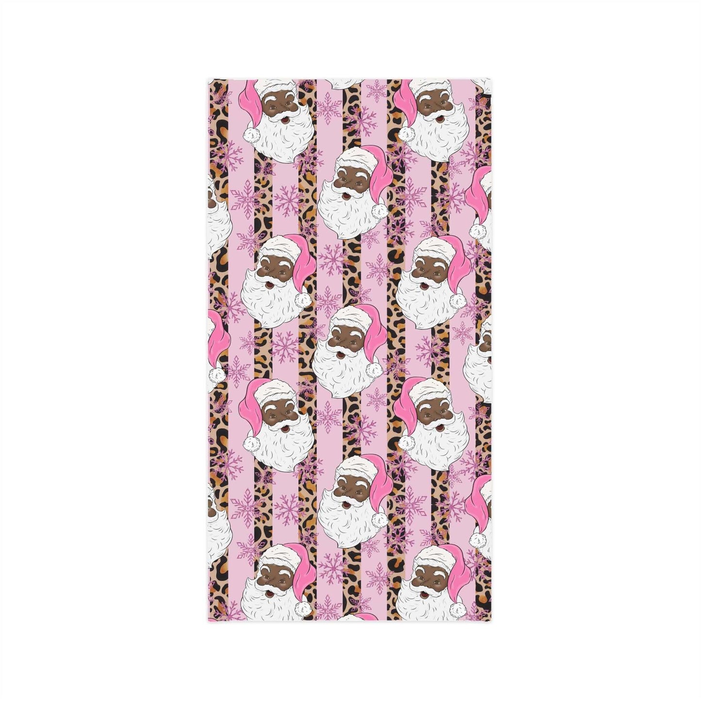 Christmas Lightweight Neck Gaiter, Black-Santa Christmas Face Mask - Pink, Brand63