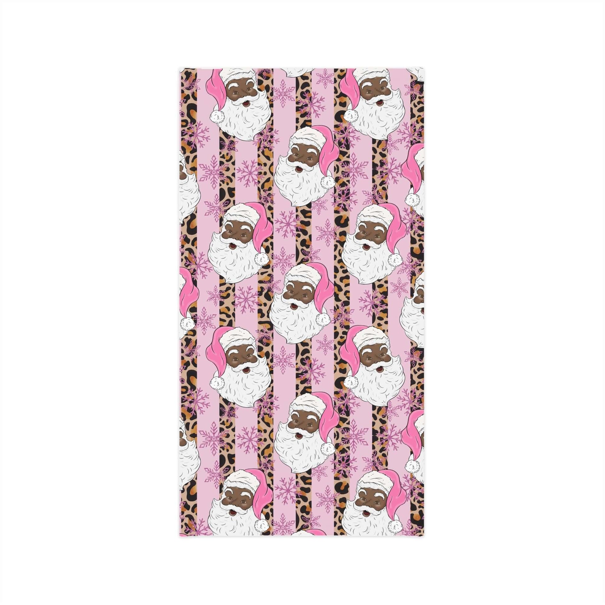 Christmas Lightweight Neck Gaiter, Black-Santa Christmas Face Mask - Pink, Brand63