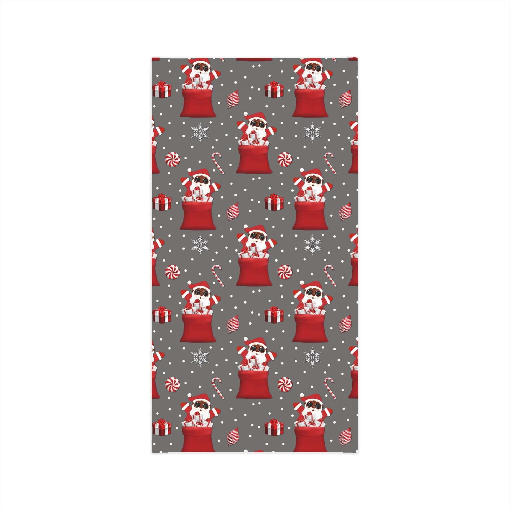 Christmas Lightweight Neck Gaiter, Black-Santa Christmas Face Mask - Red, Brand63