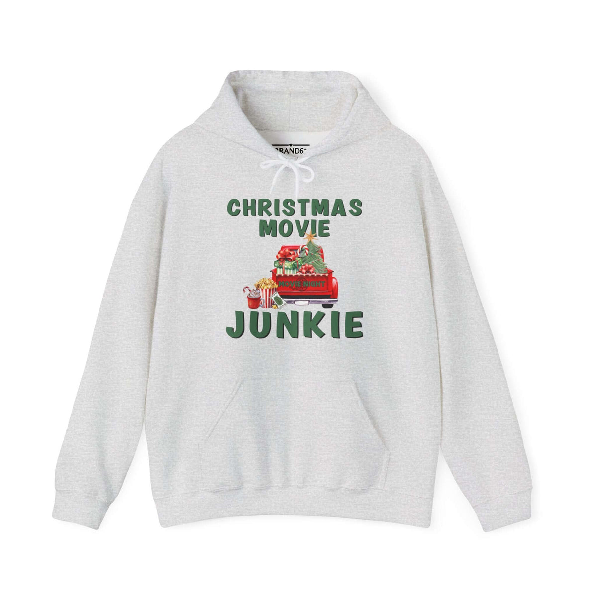 Christmas Movie Junkie – Warm Hoodie, Brand63