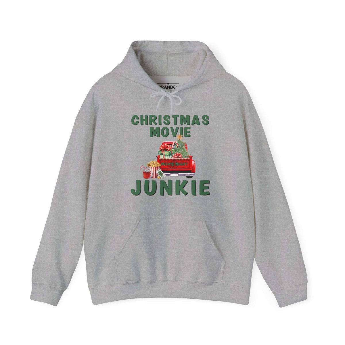 Christmas Movie Junkie – Warm Hoodie, Brand63