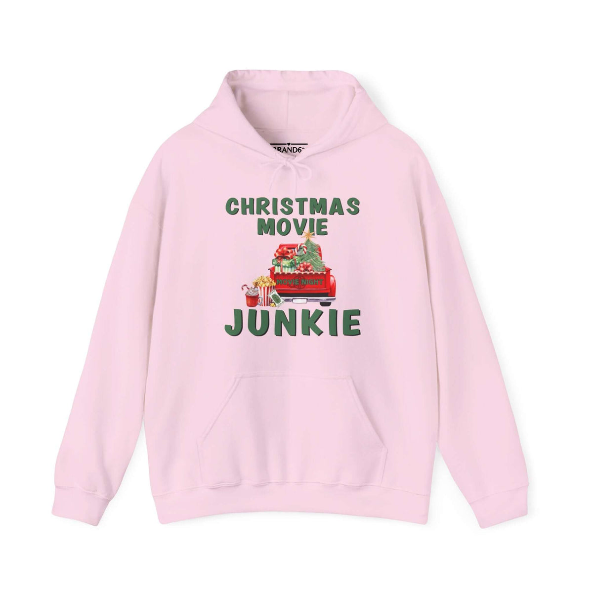 Christmas Movie Junkie – Warm Hoodie, Brand63