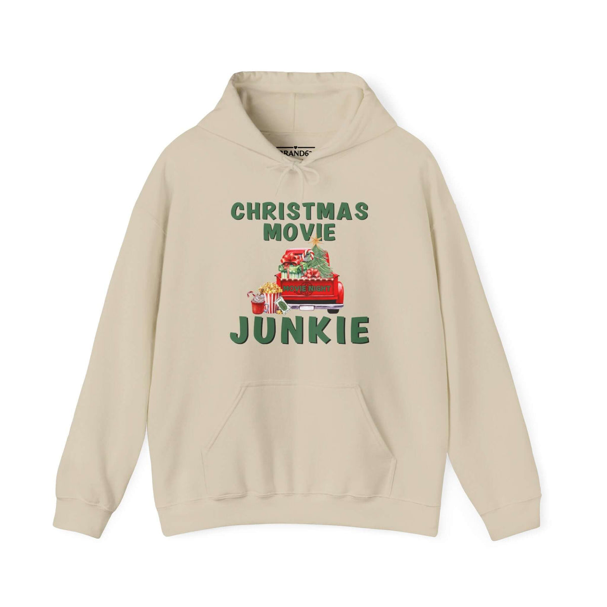 Christmas Movie Junkie – Warm Hoodie, Brand63