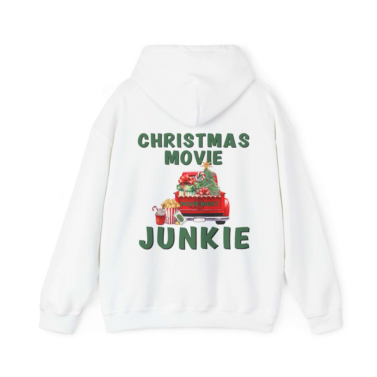Christmas Movie Junkie – Warm Hoodie, Brand63