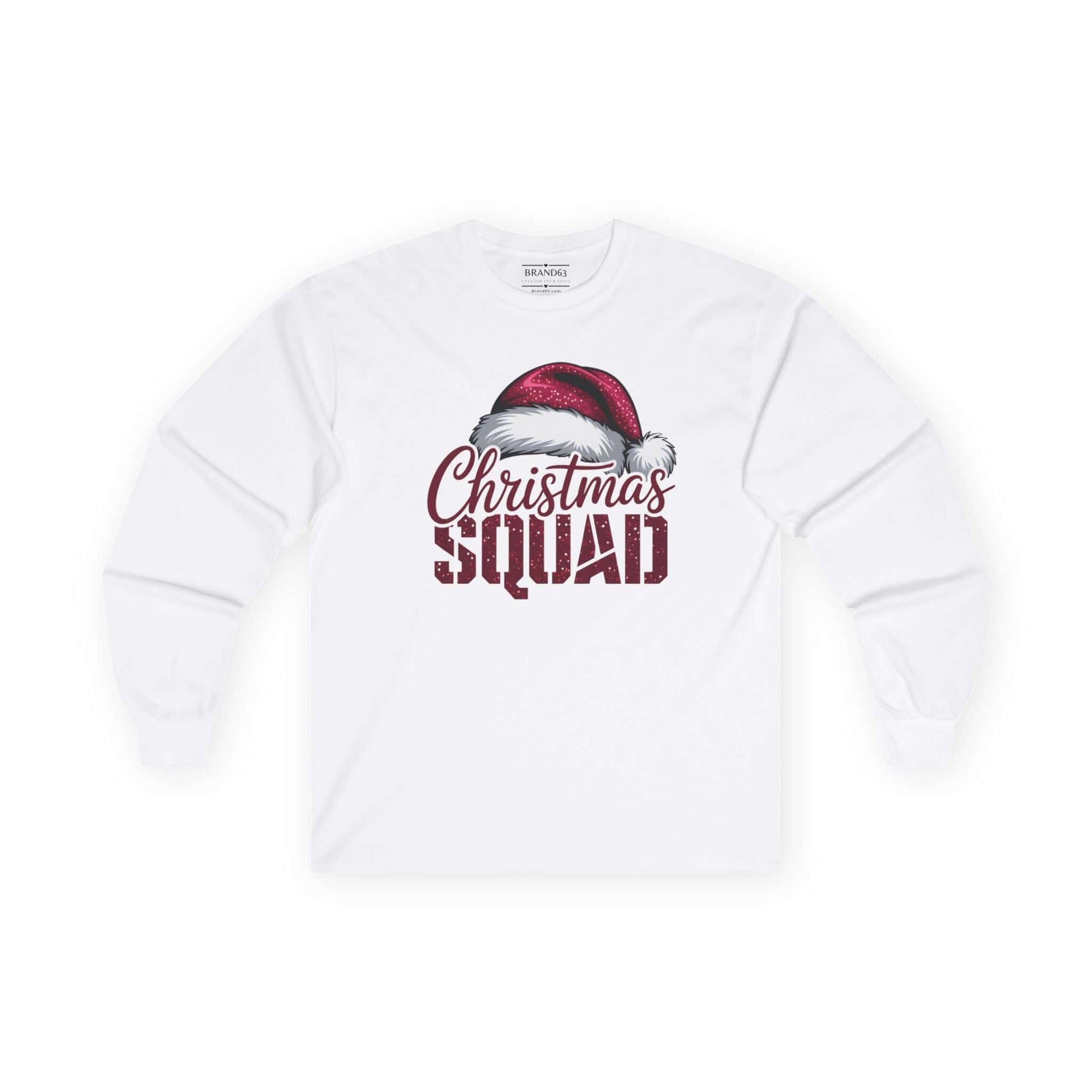 Christmas Squad Santa Long Sleeve Tee, Brand63