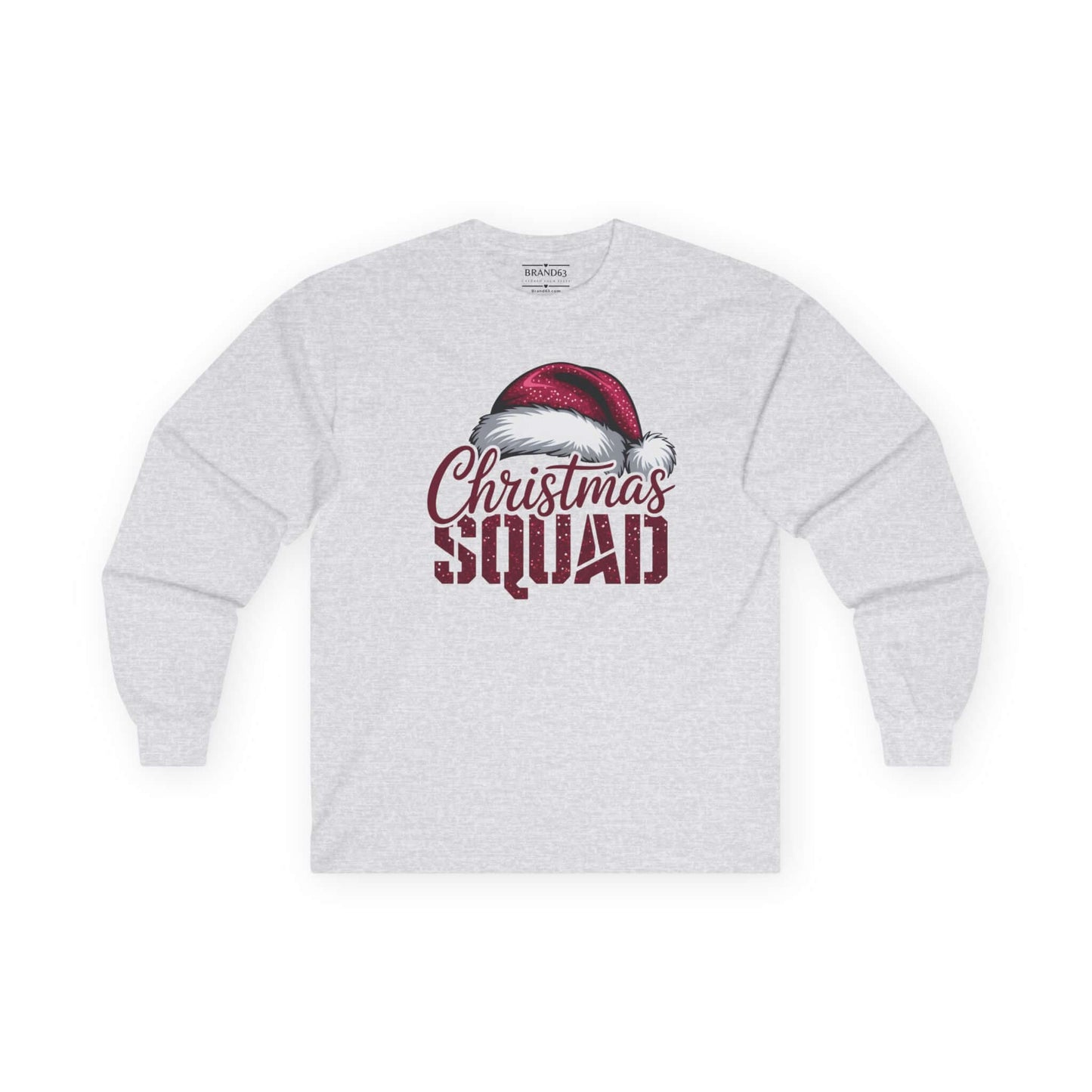 Christmas Squad Santa Long Sleeve Tee, Brand63