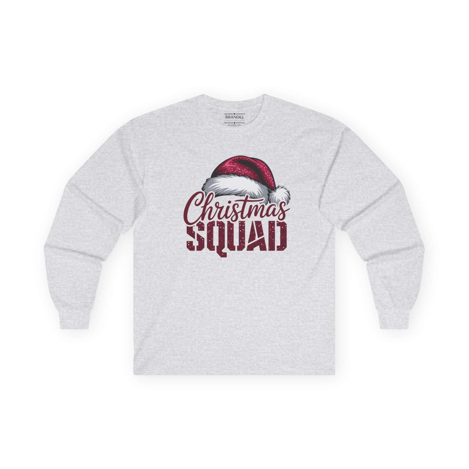 Christmas Squad Santa Long Sleeve Tee, Brand63