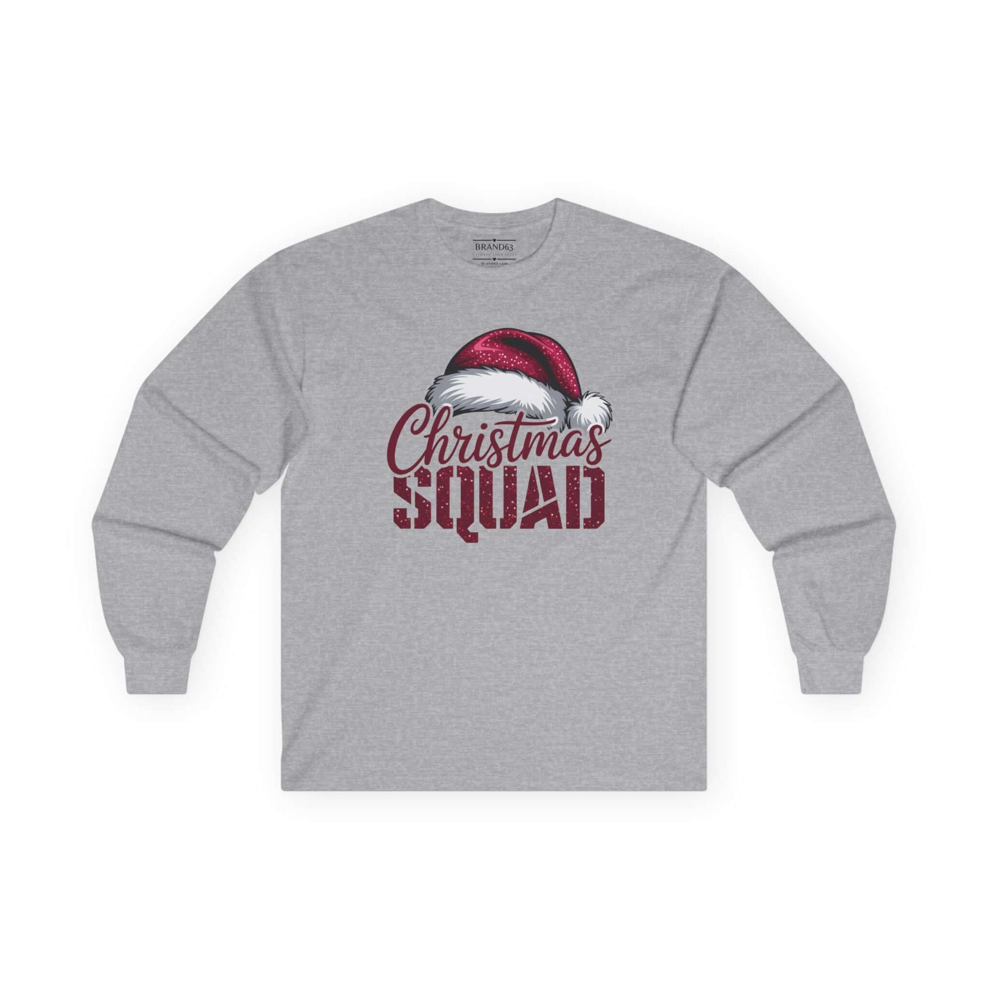 Christmas Squad Santa Long Sleeve Tee, Brand63