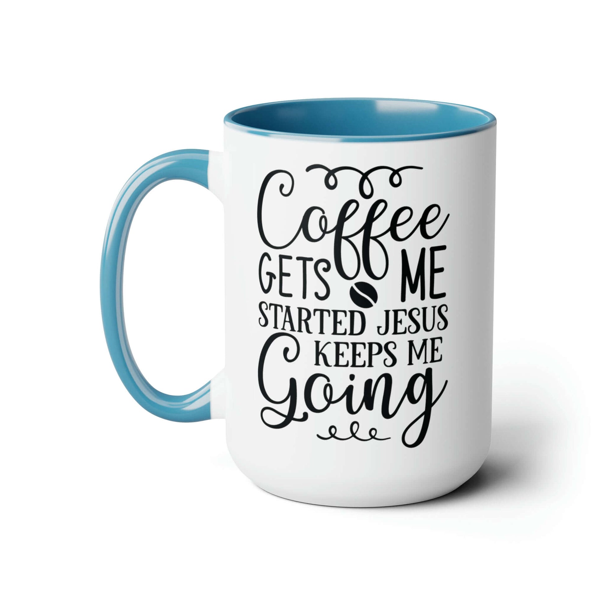 Coffee & Jesus Coffee Mug, 15oz, Brand63