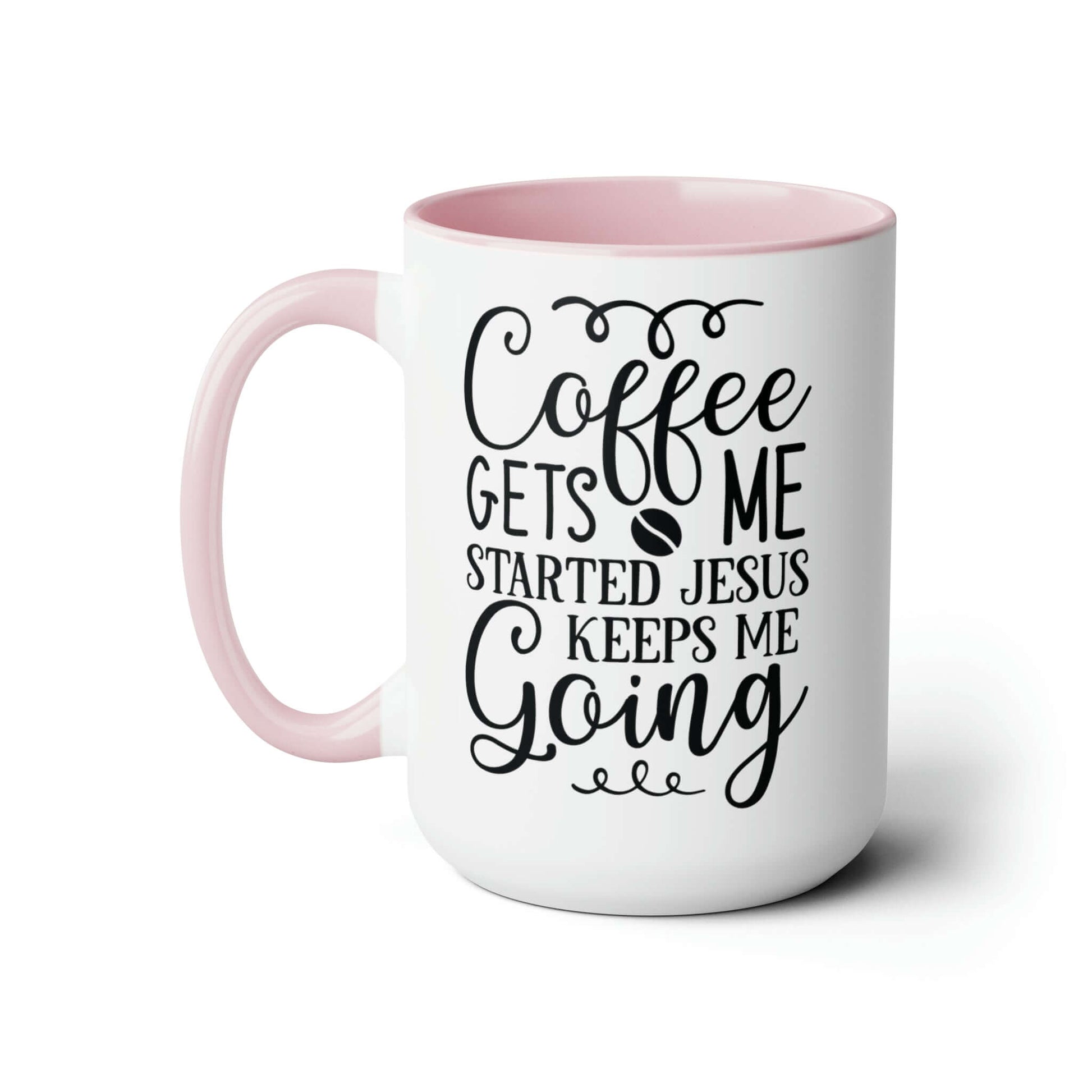 Coffee & Jesus Coffee Mug, 15oz, Brand63