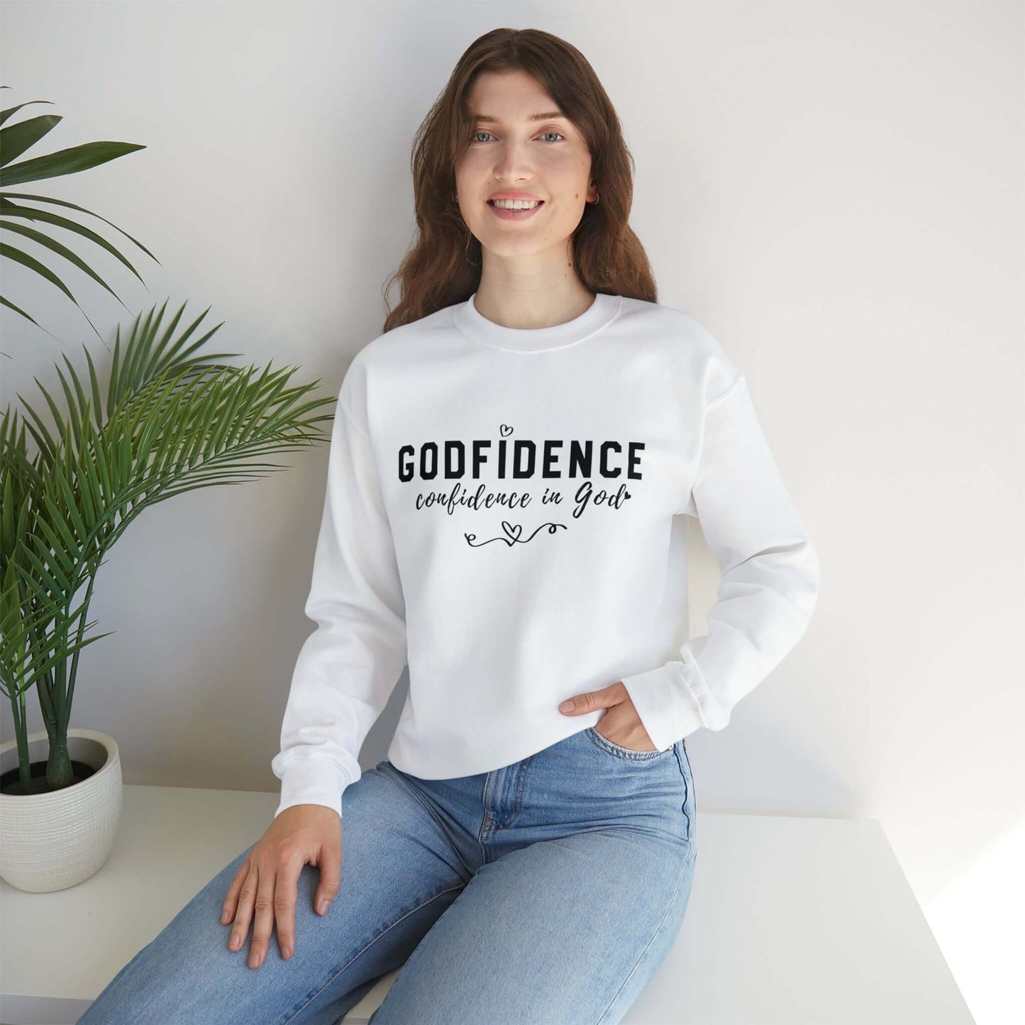 Confidence In God Christian Sweatshirt | Religious Wear, Brand63