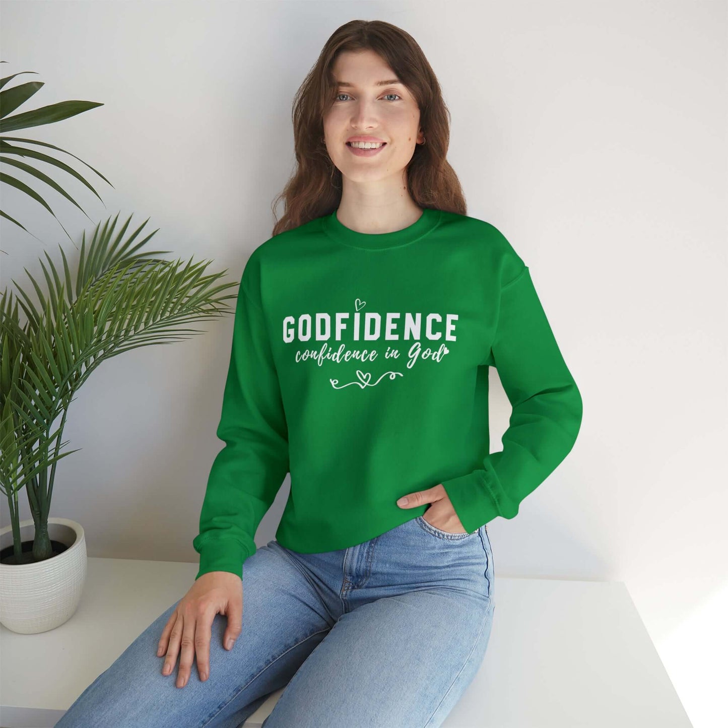 Confidence In God Christian Sweatshirt | Religious Wear, Brand63