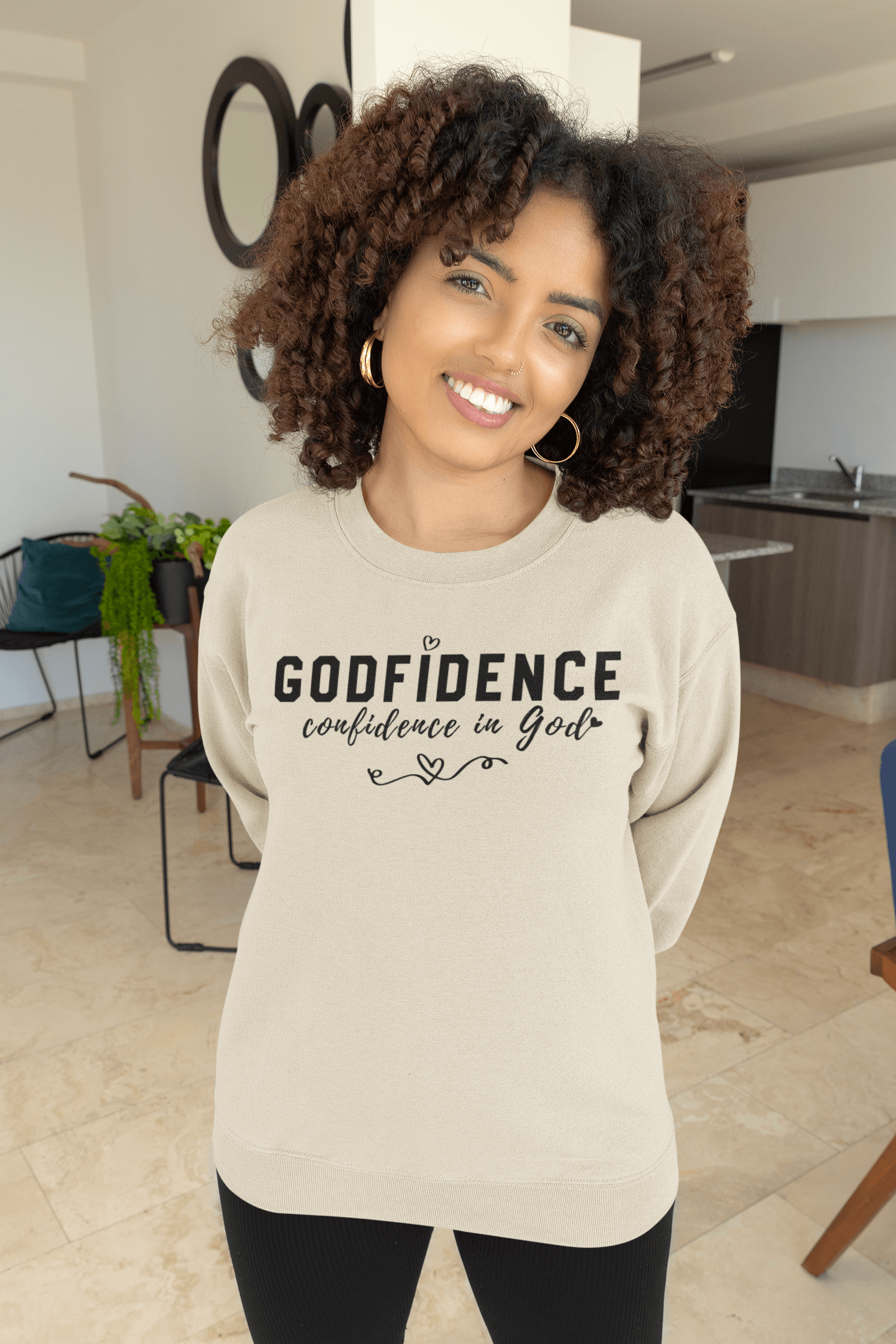 Confidence In God Christian Sweatshirt | Religious Wear, Brand63
