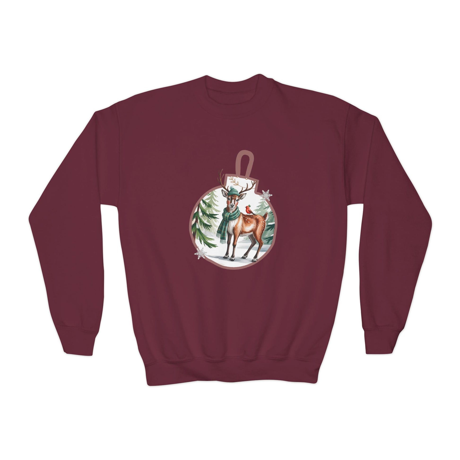 Cozy Christmas Wishes Youth Sweatshirt, Brand63