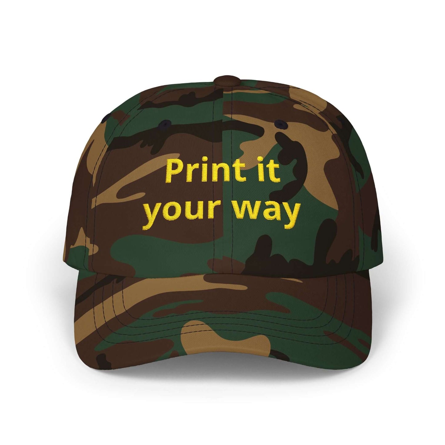 Create Your Own Embroidered Adjustable Hat, Brand63