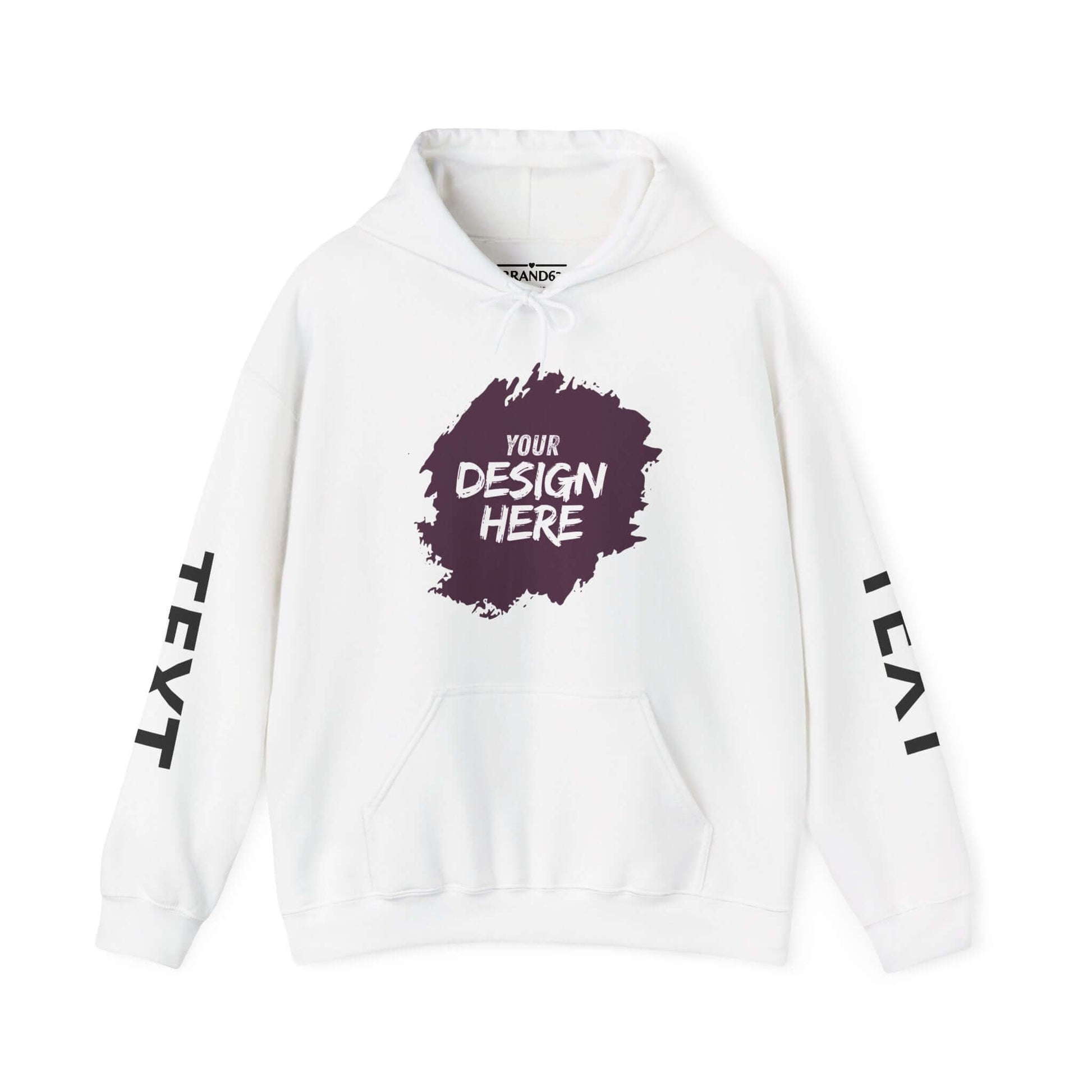 Create Your Own Hoodie with Sleeve Text, Brand63