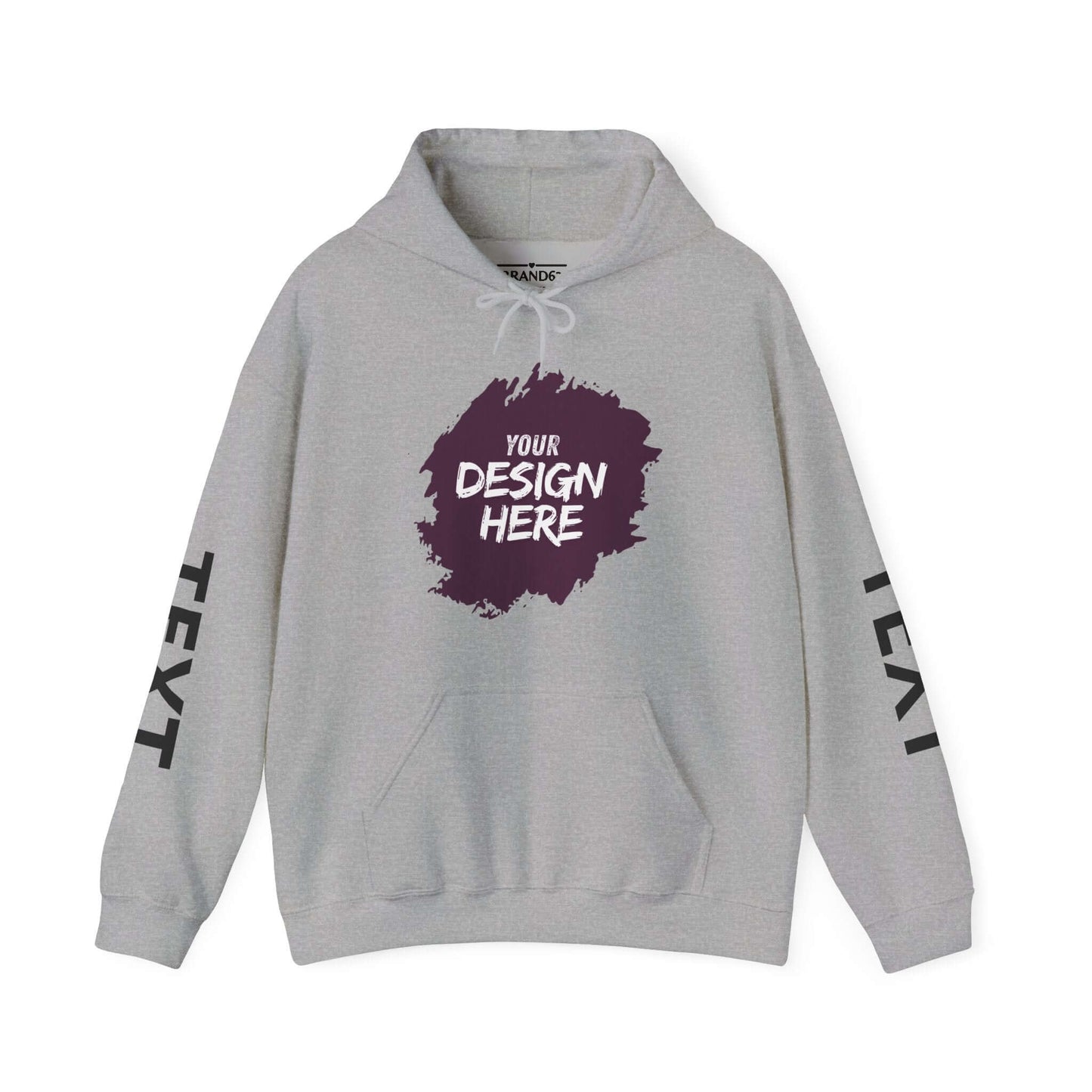Create Your Own Hoodie with Sleeve Text, Brand63
