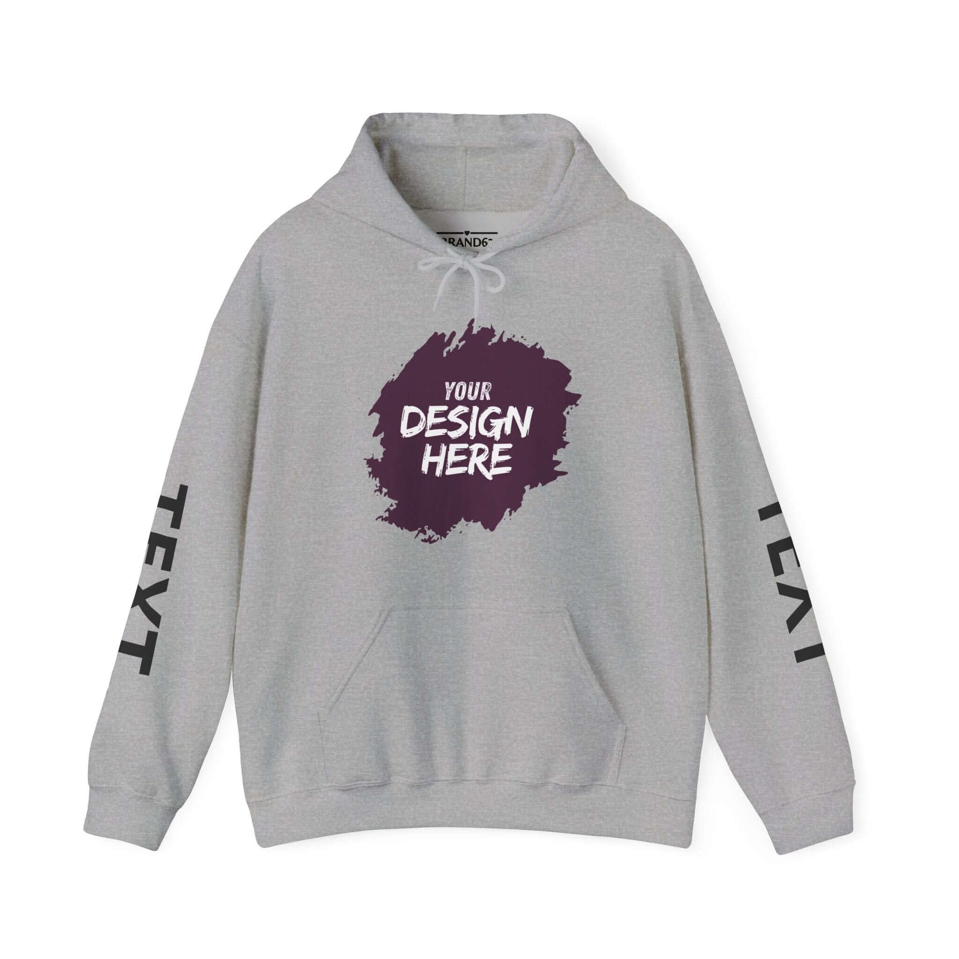 Create Your Own Hoodie with Sleeve Text, Brand63