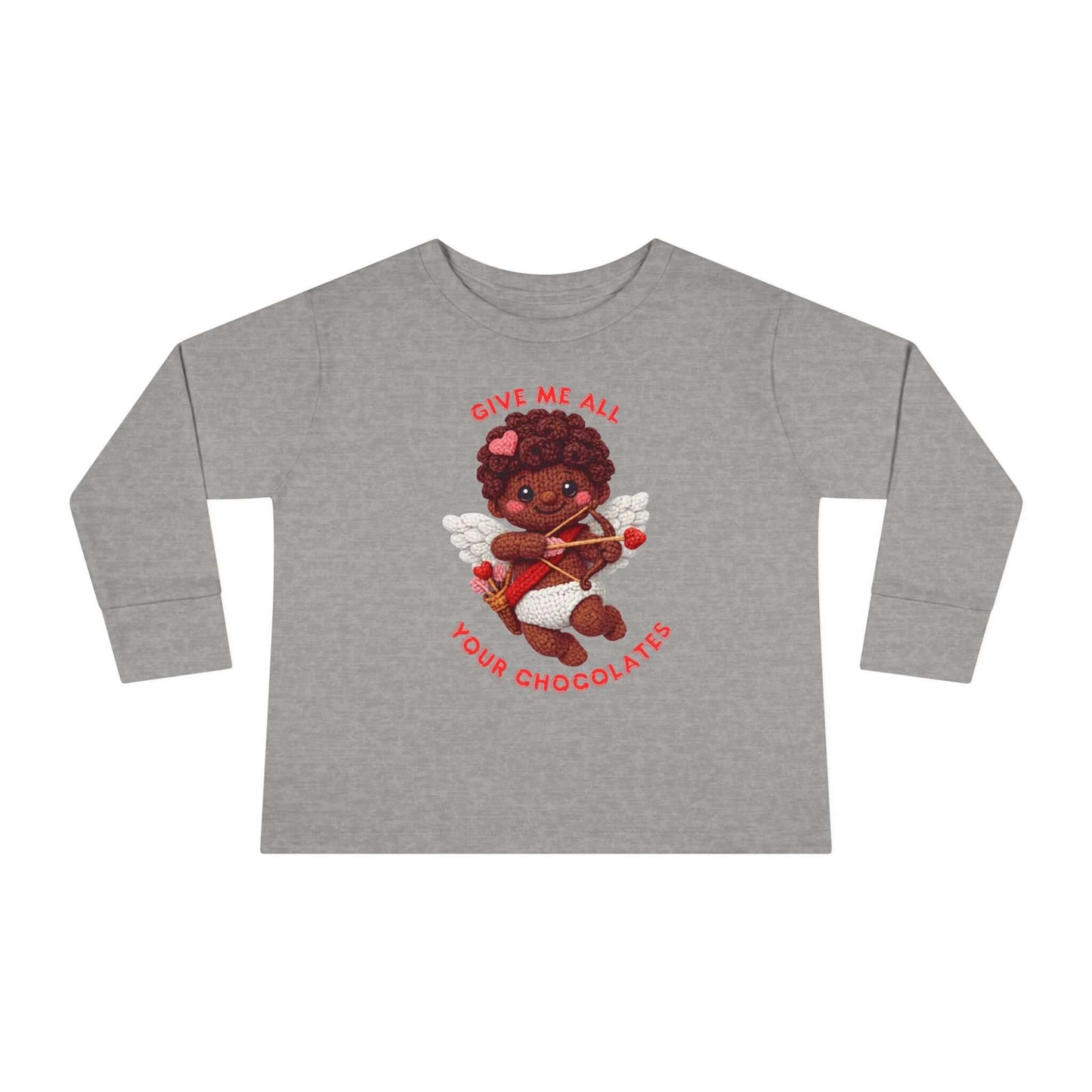 Cupid Valentine Toddler Long Sleeve Shirt, Brand63