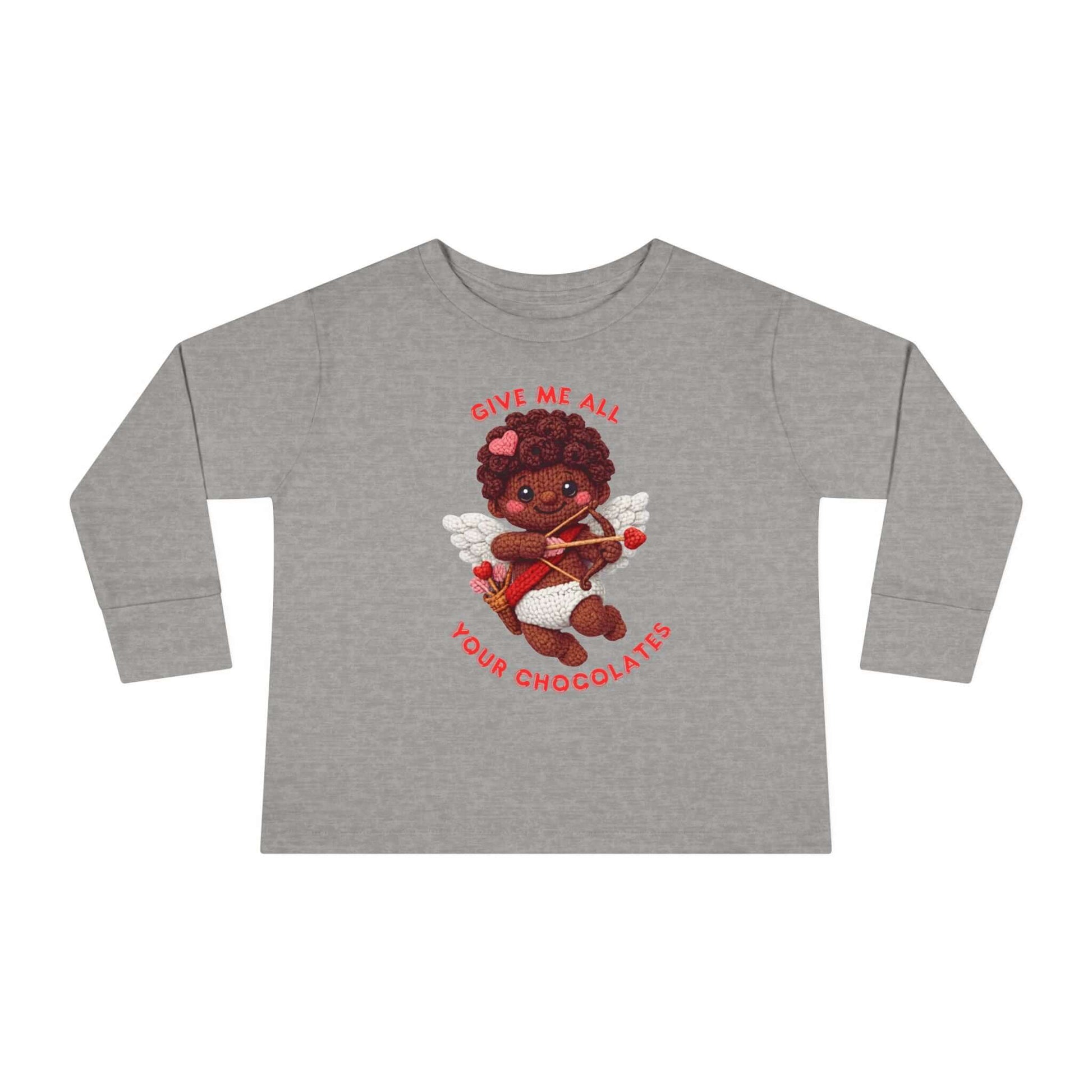 Cupid Valentine Toddler Long Sleeve Shirt, Brand63