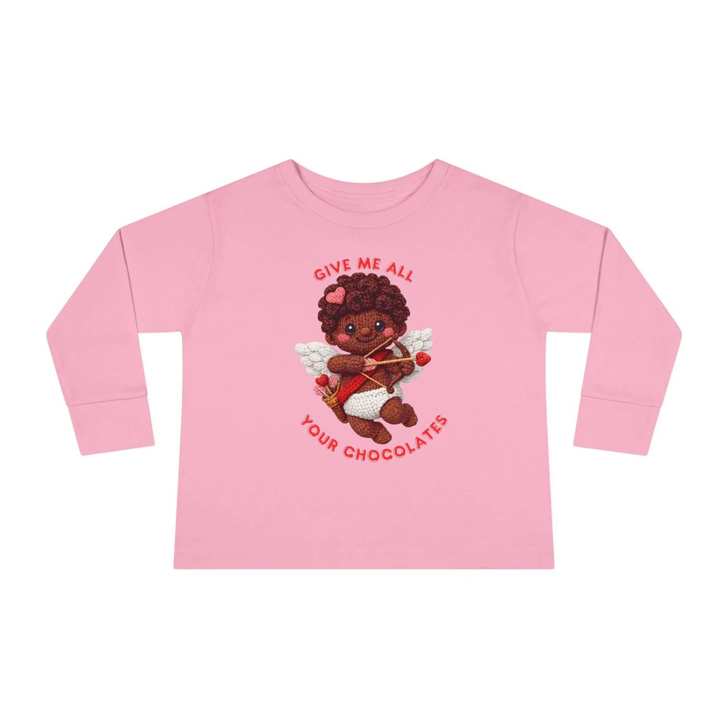 Cupid Valentine Toddler Long Sleeve Shirt, Brand63