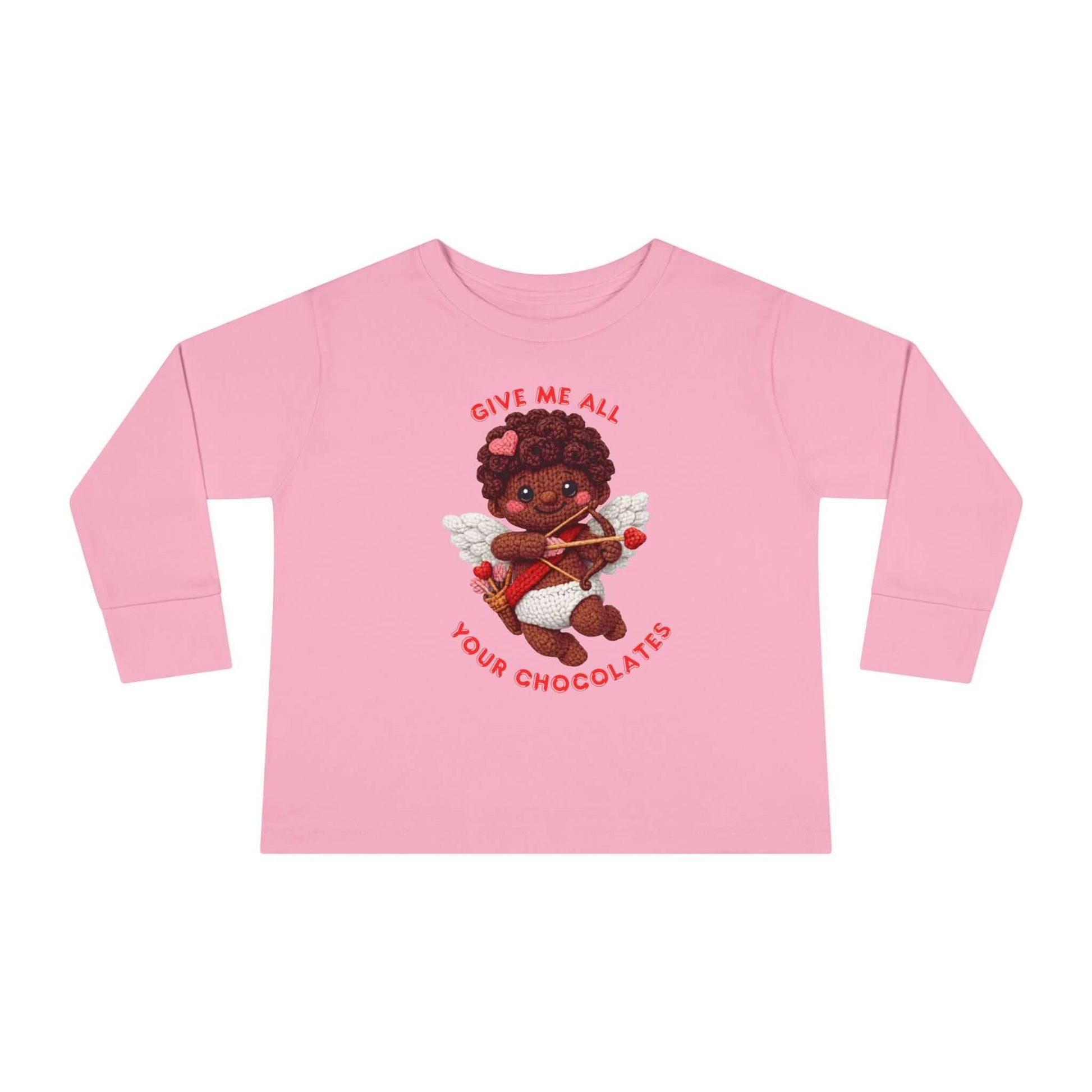 Cupid Valentine Toddler Long Sleeve Shirt, Brand63