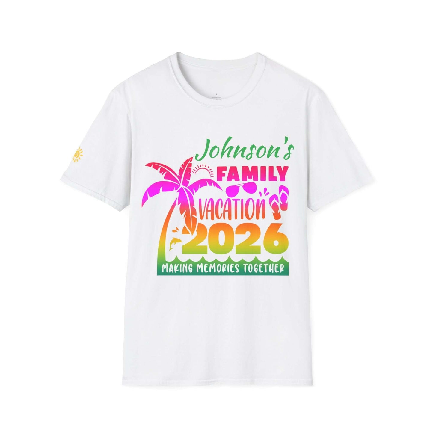 Custom Personalized Family Vacation T-Shirt, Brand63