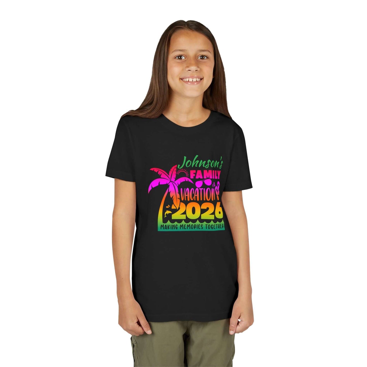 Custom Personalized Youth Family Vacation T-Shirt, Brand63