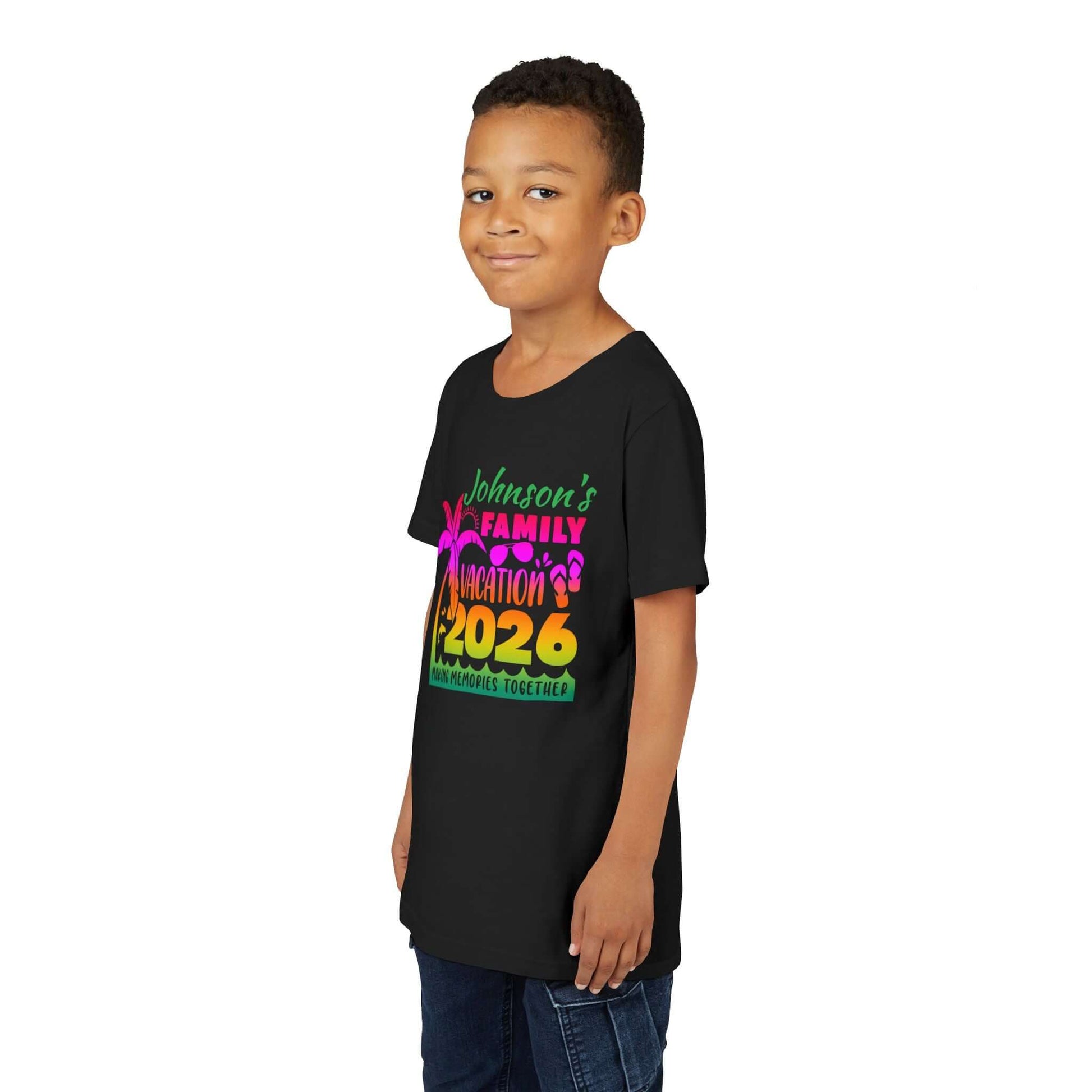 Custom Personalized Youth Family Vacation T-Shirt, Brand63