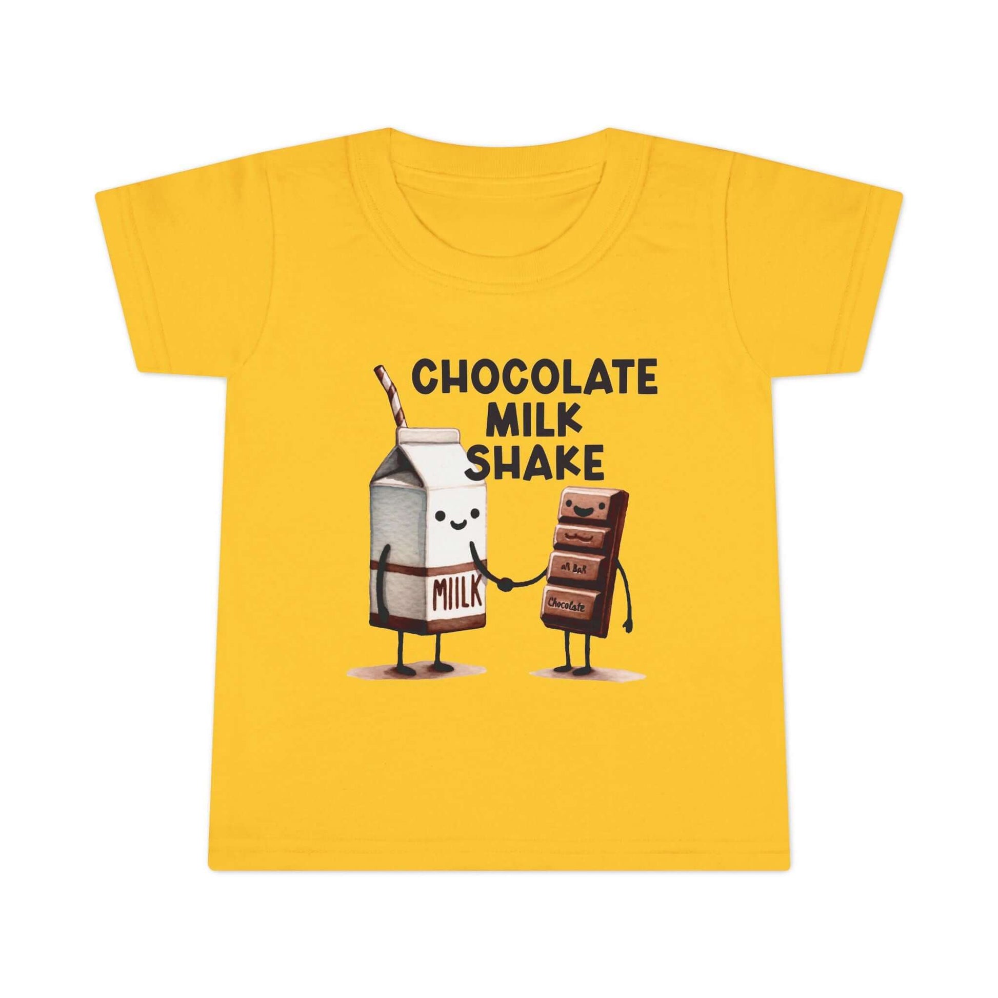 Cute Chocolate Milk Shake Toddler T-Shirt - Fun Kids Apparel, Brand63