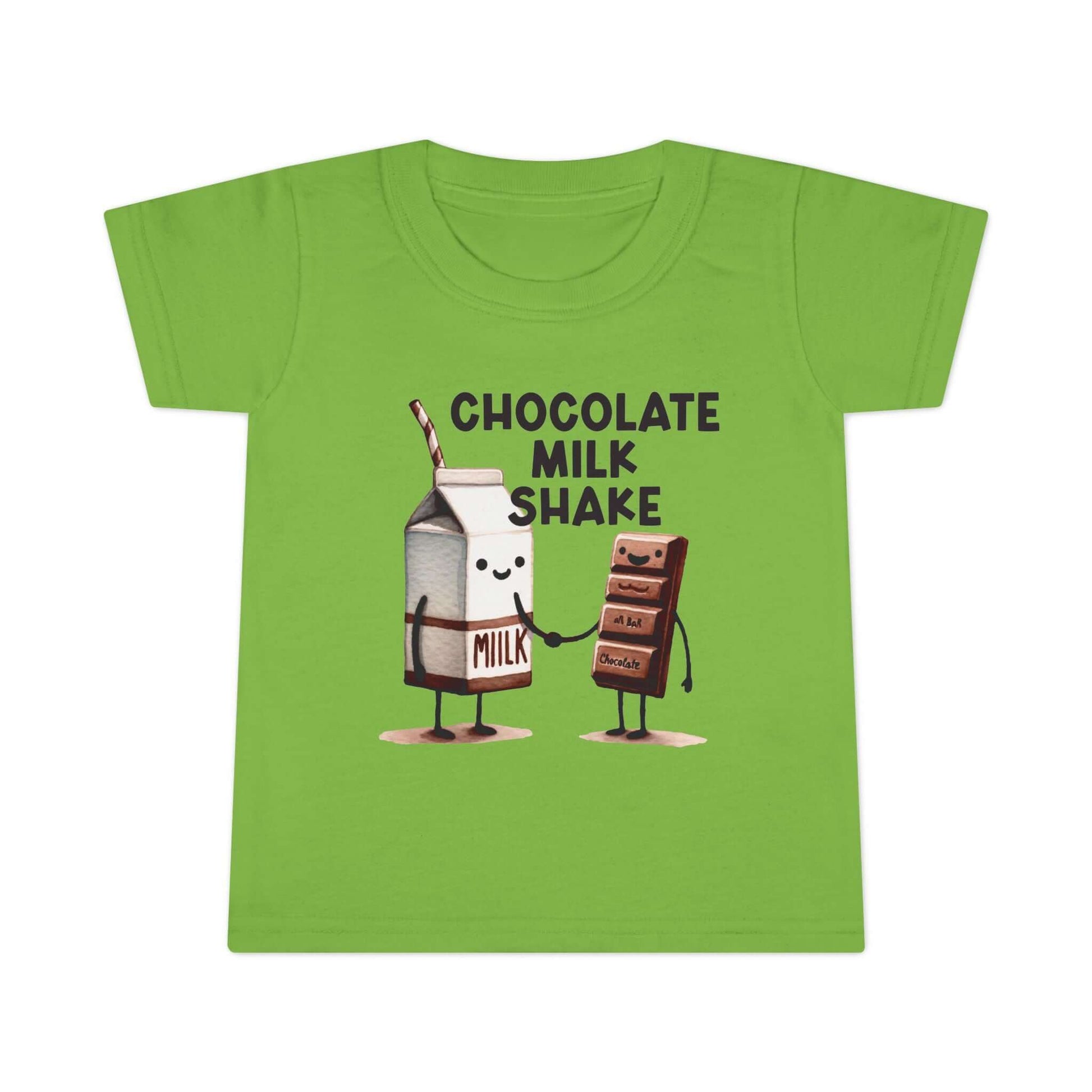 Cute Chocolate Milk Shake Toddler T-Shirt - Fun Kids Apparel, Brand63