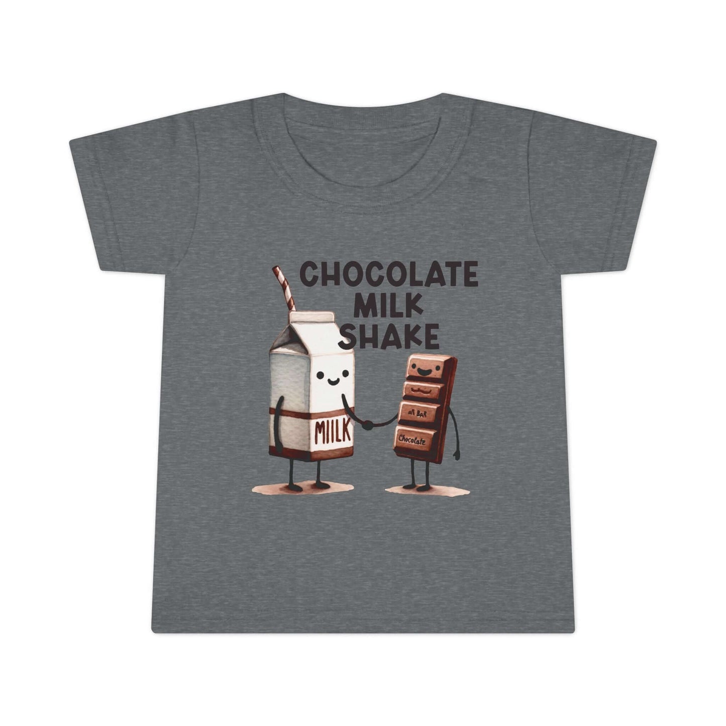 Cute Chocolate Milk Shake Toddler T-Shirt - Fun Kids Apparel, Brand63