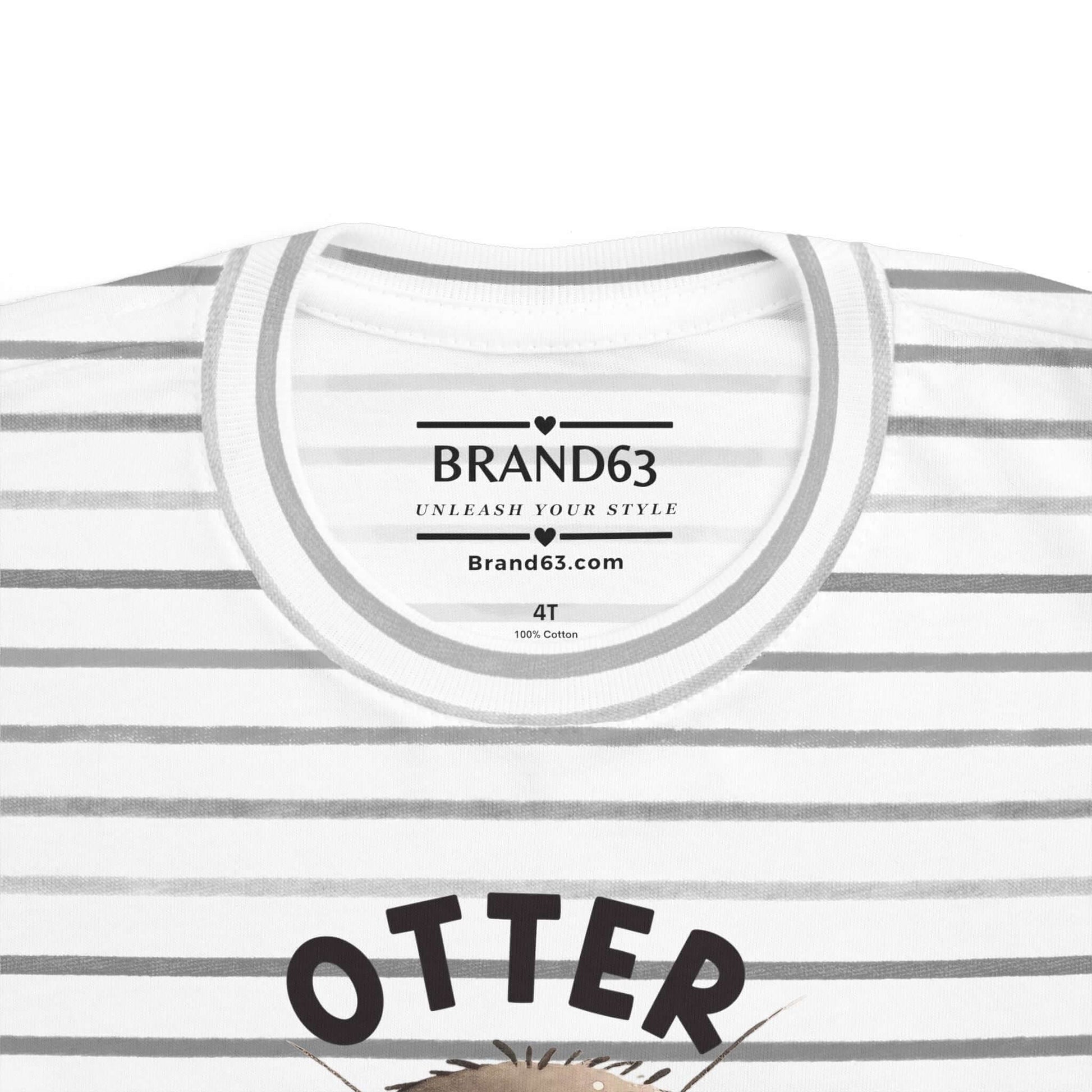 Cute Otter Toddler Graphic Shirt, Brand63