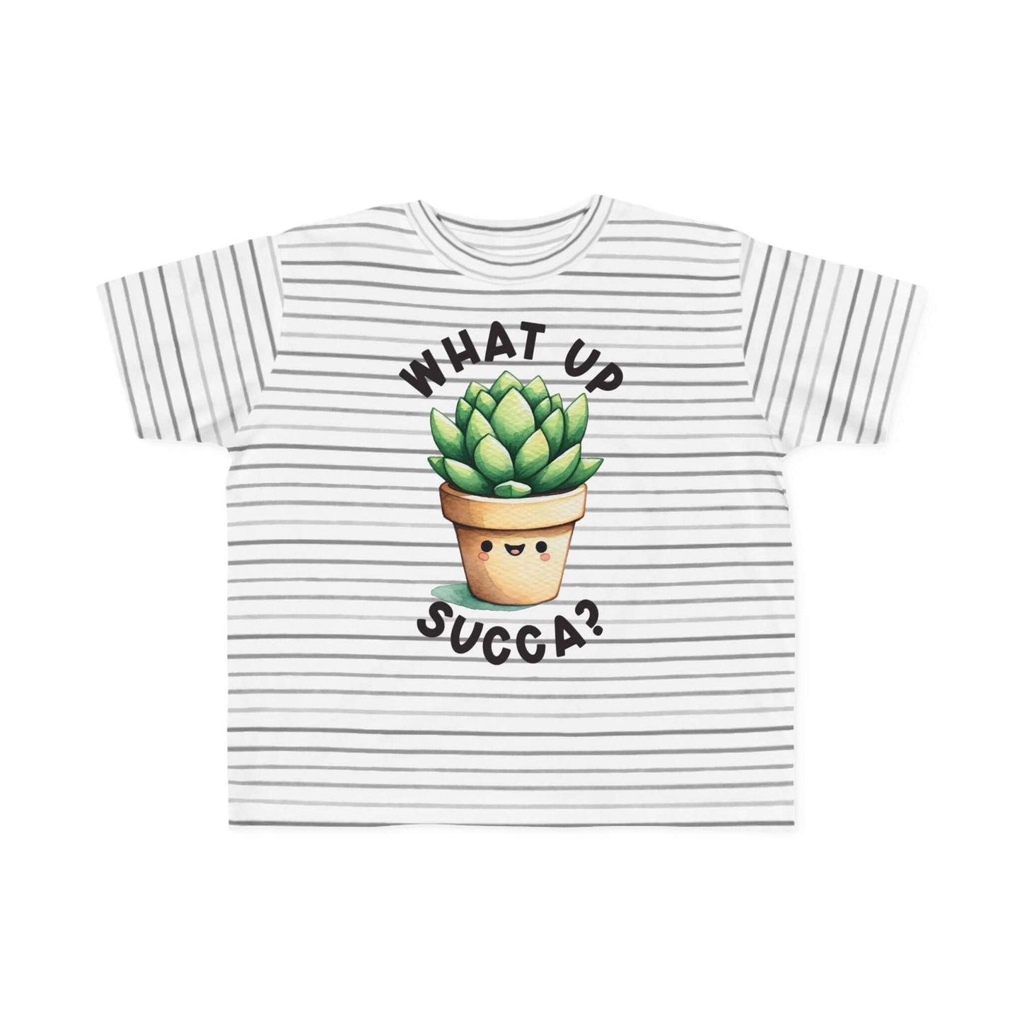 Cute Succulent Toddler Tee - Fun "What Up Succa?" Design for Kids, Brand63