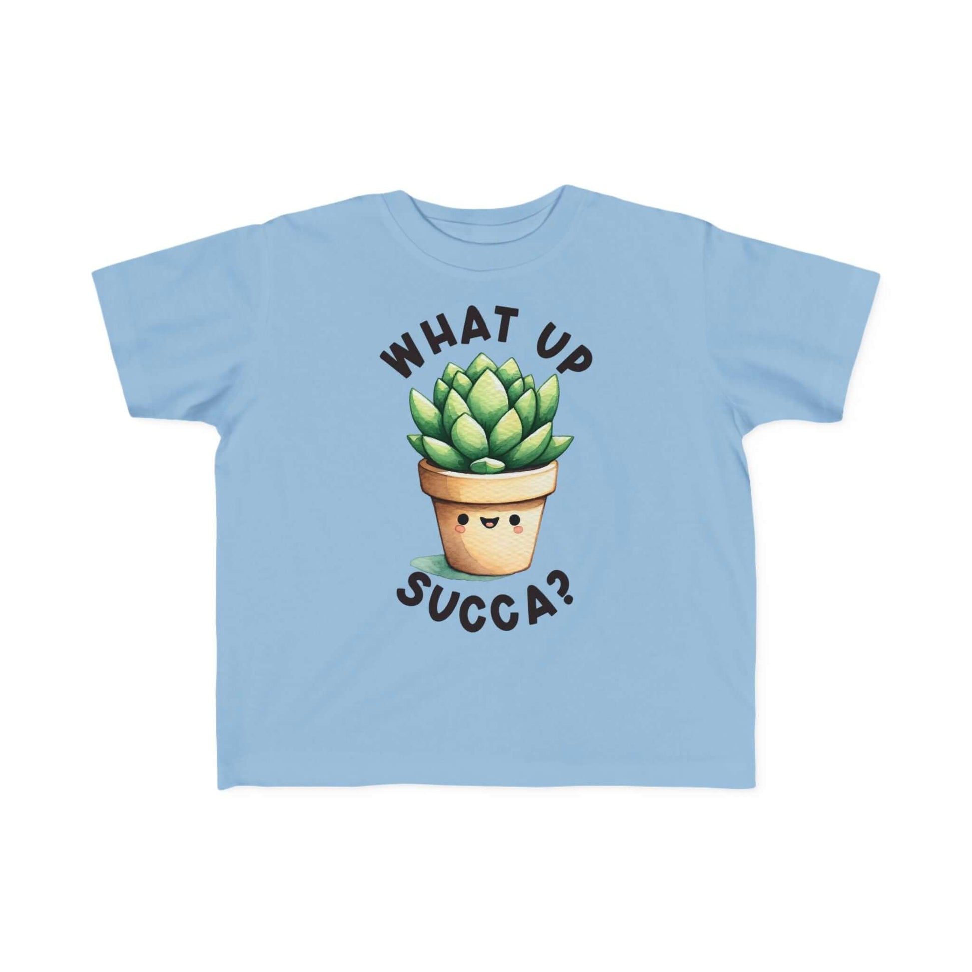 Cute Succulent Toddler Tee - Fun "What Up Succa?" Design for Kids, Brand63