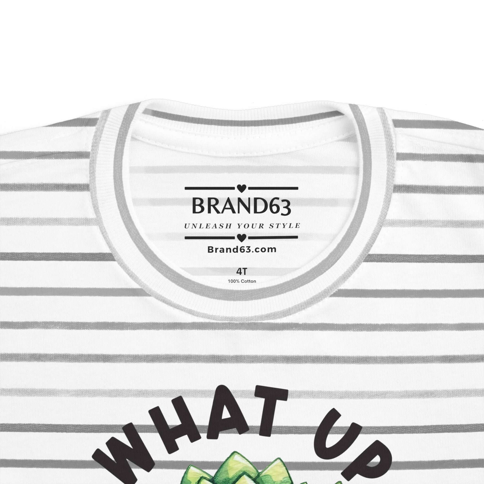 Cute Succulent Toddler Tee - Fun "What Up Succa?" Design for Kids, Brand63