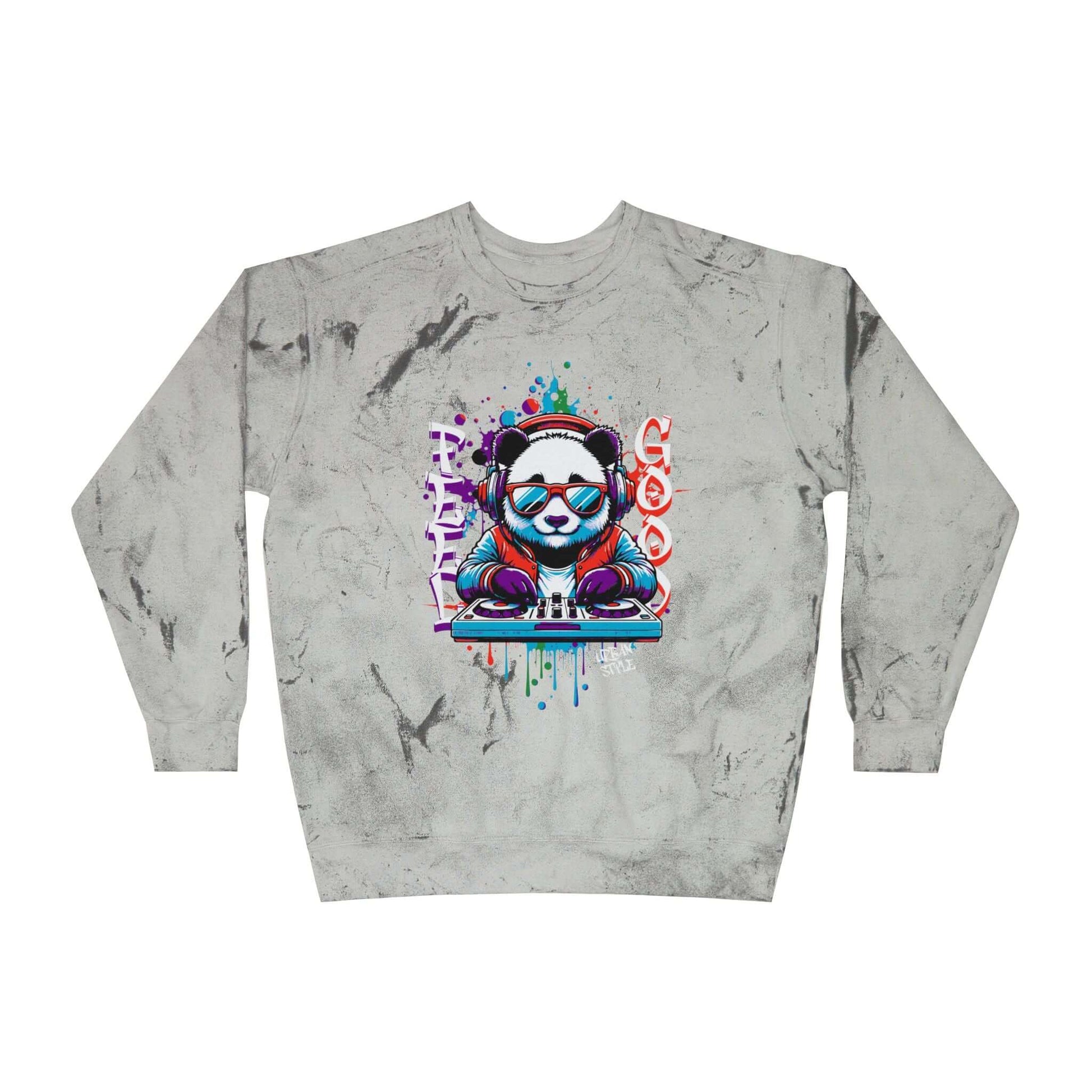 DJ Panda Tye-Die Sweatshirt, Brand63