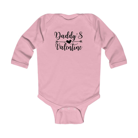 Daddy's Valentine Infant Long Sleeve Bodysuit, Brand63